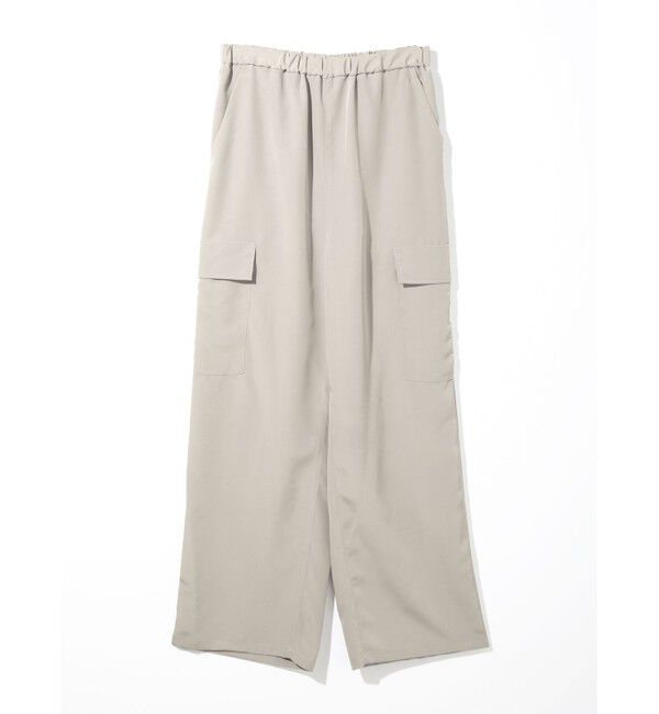 MIDIUMISOLID「MIDIUMISOLID for Ladies ワークイージーパンツ」|カーゴ|