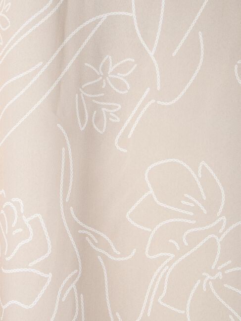 Te chichi TERRASSE「【日比谷花壇コラボ】刺繍ライクプリントワンピース」|ワンピース|