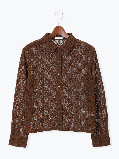 Te chichi「起毛レースシャツ」|シャツ・ブラウス|
