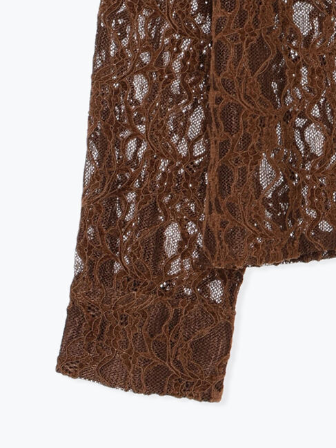 Te chichi「起毛レースシャツ」|シャツ・ブラウス|