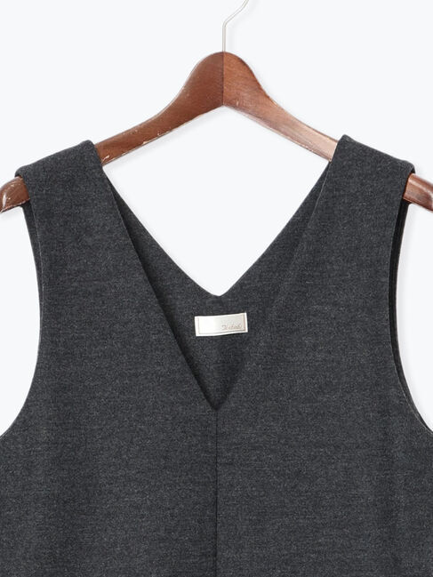 Te chichi「ウール混ジャージージャンパースカート」|ワンピース|