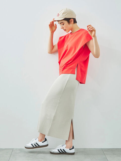 SM2「[接触冷感]肩タックフレンチスリーブカットソー」|Tシャツ・カットソー|