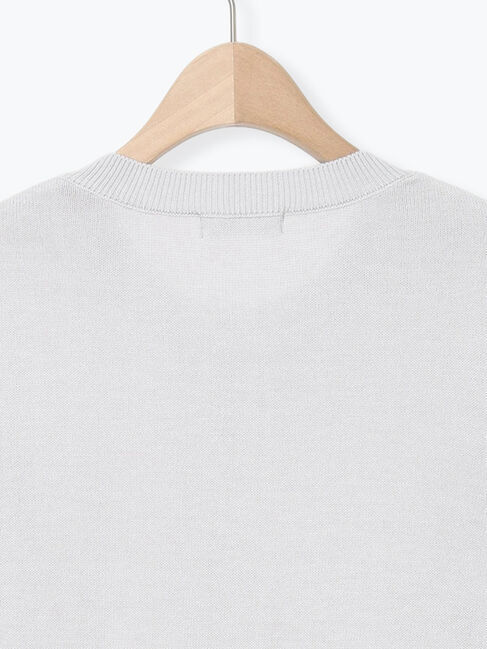 Samansa Mos2「フリルニットカーディガン」|カーディガン|