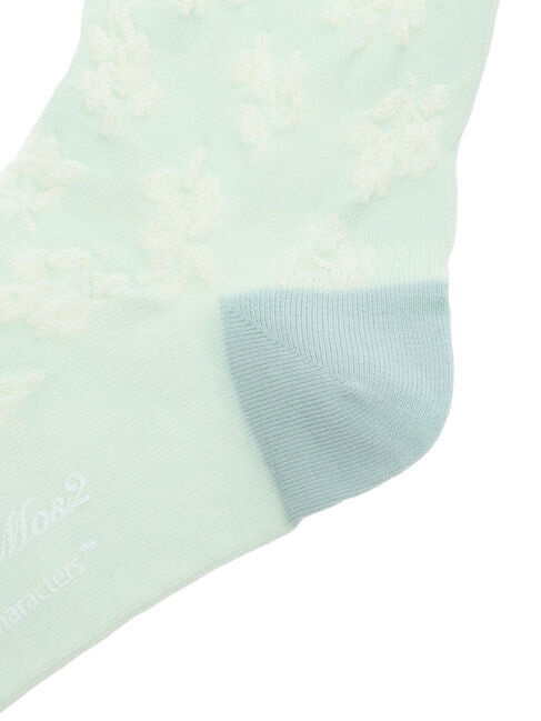 Samansa Mos2「【MOOMIN&times;SamansaMos2】リトルミイ刺繍花柄ソックス」|ソックス|