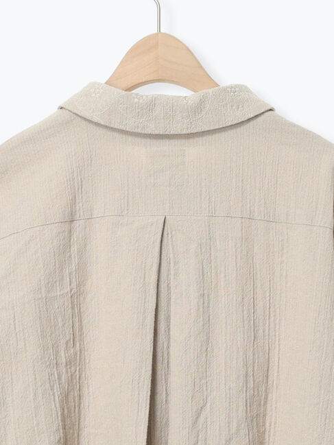 Samansa Mos2「【Cross&times;Staff】ブローチ付シャツジャケット」|その他|