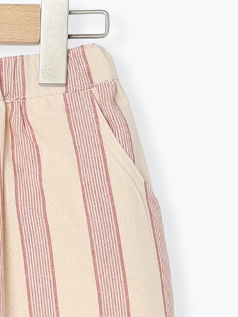 Samansa Mos2 Lagom「ストライプ柄コクーンパンツ」|その他|