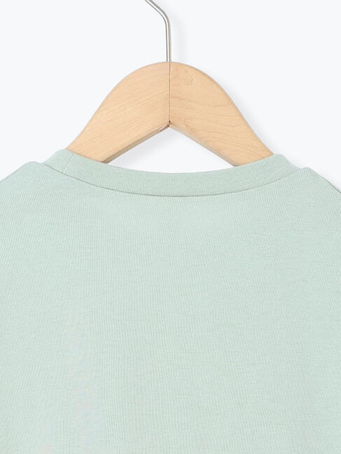 Samansa Mos2 Lagom「スクールバスさがら刺繍ロンT」|Tシャツ・カットソー|