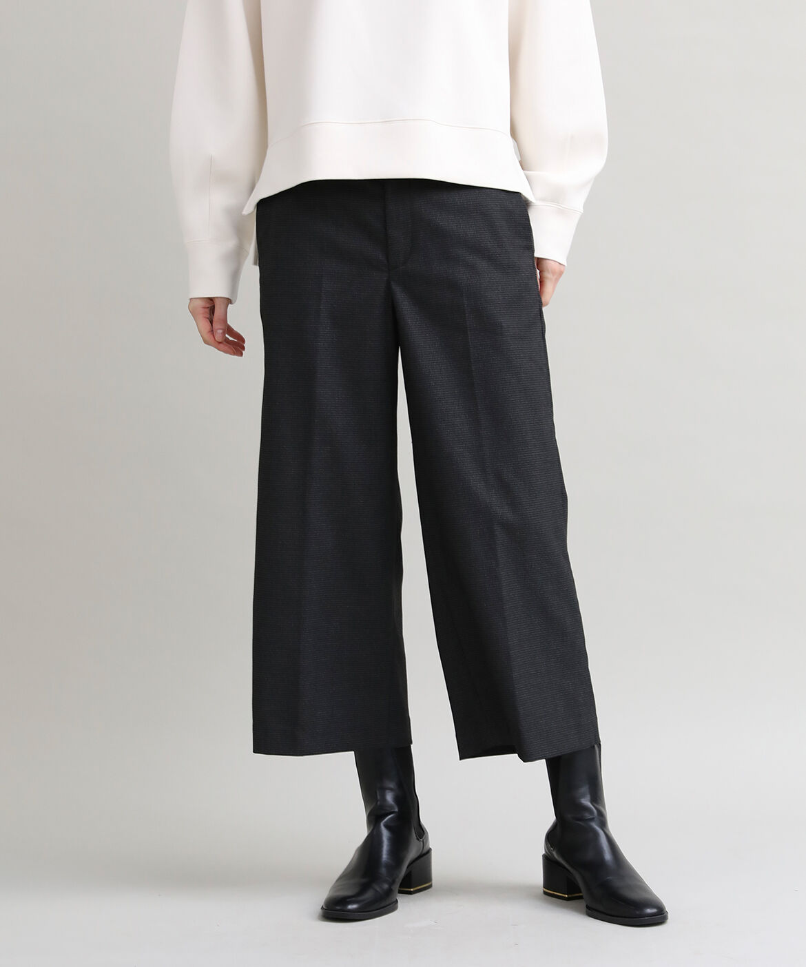 DAY by DAY it&rsquo;s international「ベーシックワイドクロップドパンツ」|その他|チャコールグ 3