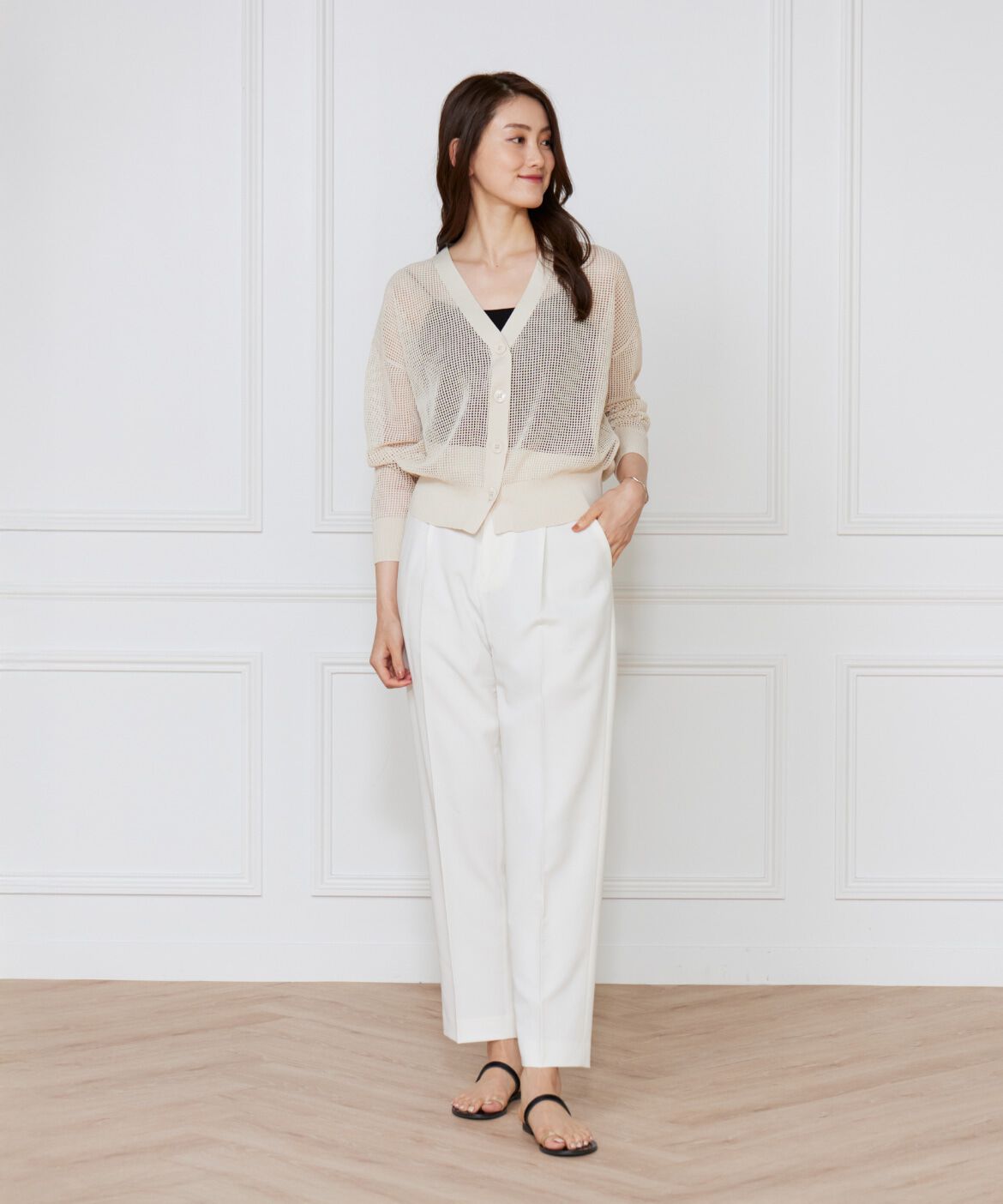 DAY by DAY it&rsquo;s international「メッシュカーディガン」|カーディガン|