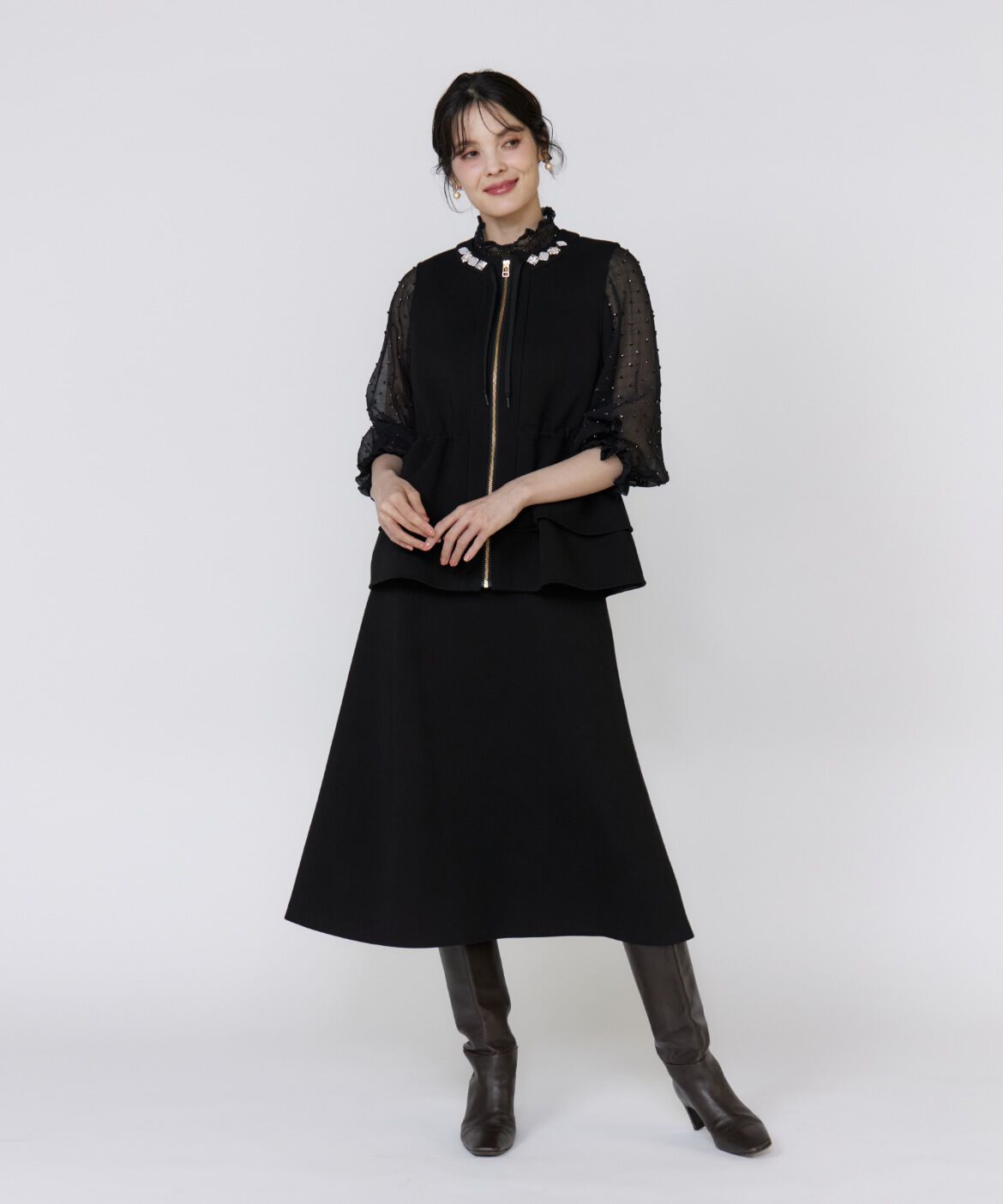 Maglie le cassetto「《美人百花9月号掲載》《ﾌﾗﾝﾄﾞﾙ45周年限定ｺﾚｸｼｮﾝ》ﾋﾞｼﾞ 」|フレア|