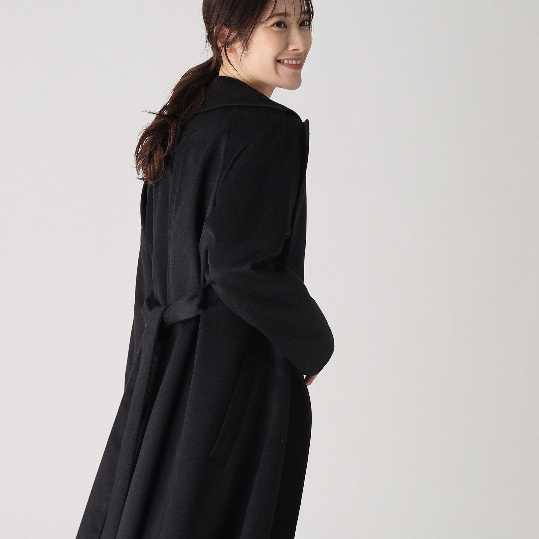 COUP DE CHANCE「【カシミヤ100％／日本製】大人のリラックス感あるガウンコート」|チェスターコート|