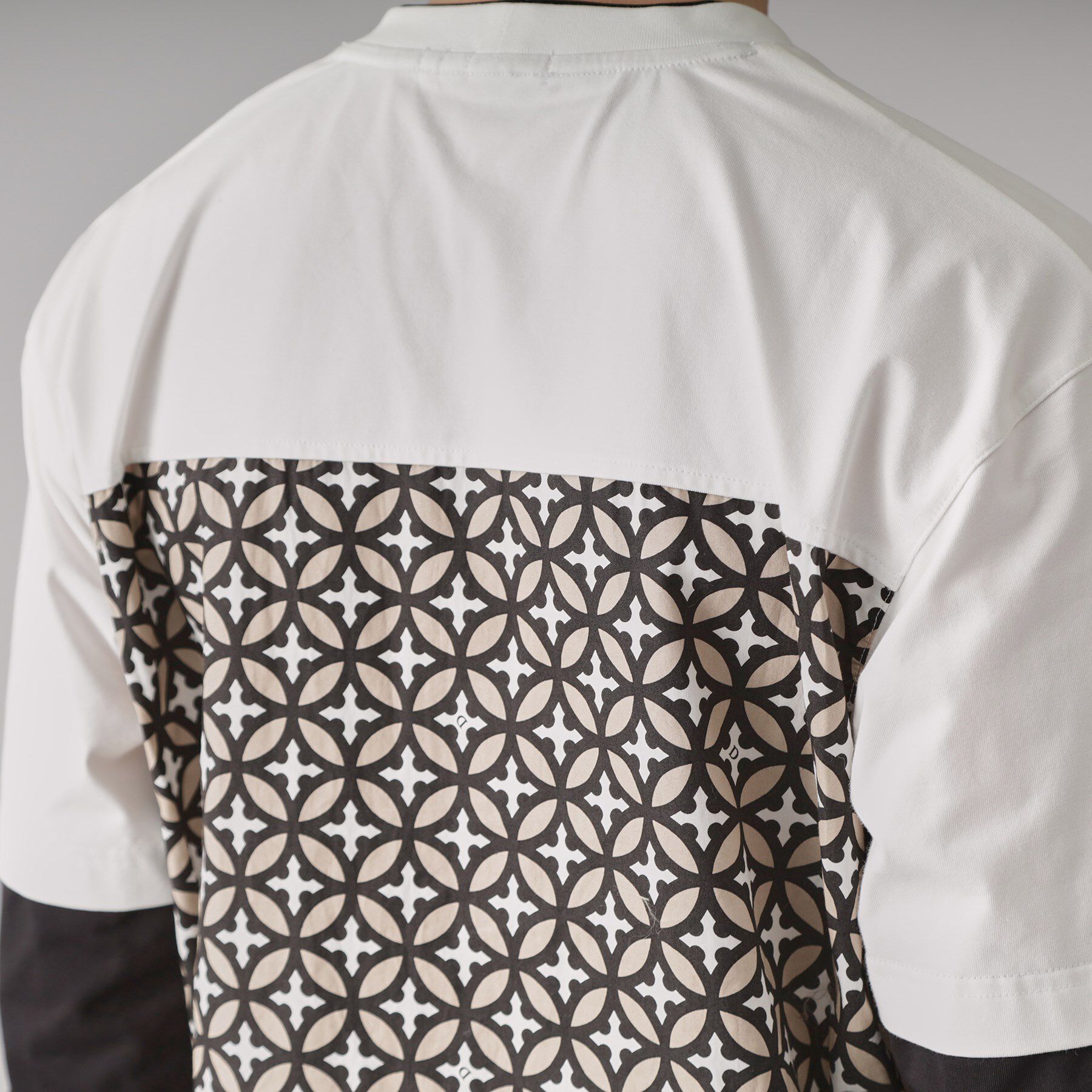 DRESSTERIOR「【接触冷感/UVカット】BACK BREEZE TECH バックオーバーラップサークルレイヤードロン」|Tシャツ・カットソー|