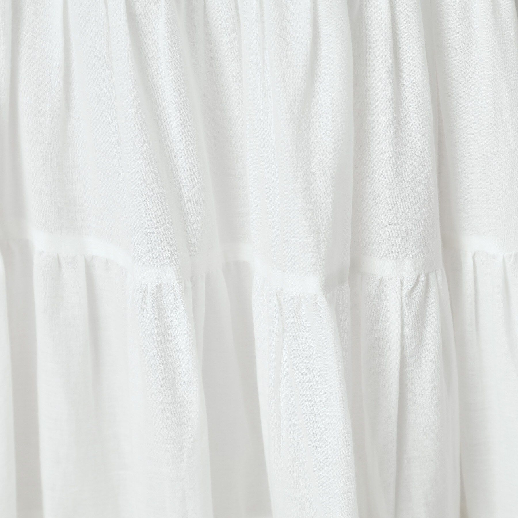 DRESSTERIOR「コットンボイルティアードスカート」|スカート|