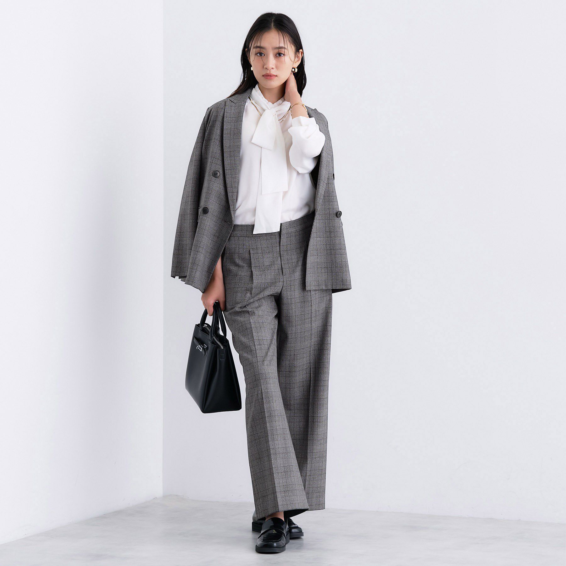 INDIVI「【褒められパンツ】ワンタックワイドパンツ」|その他|