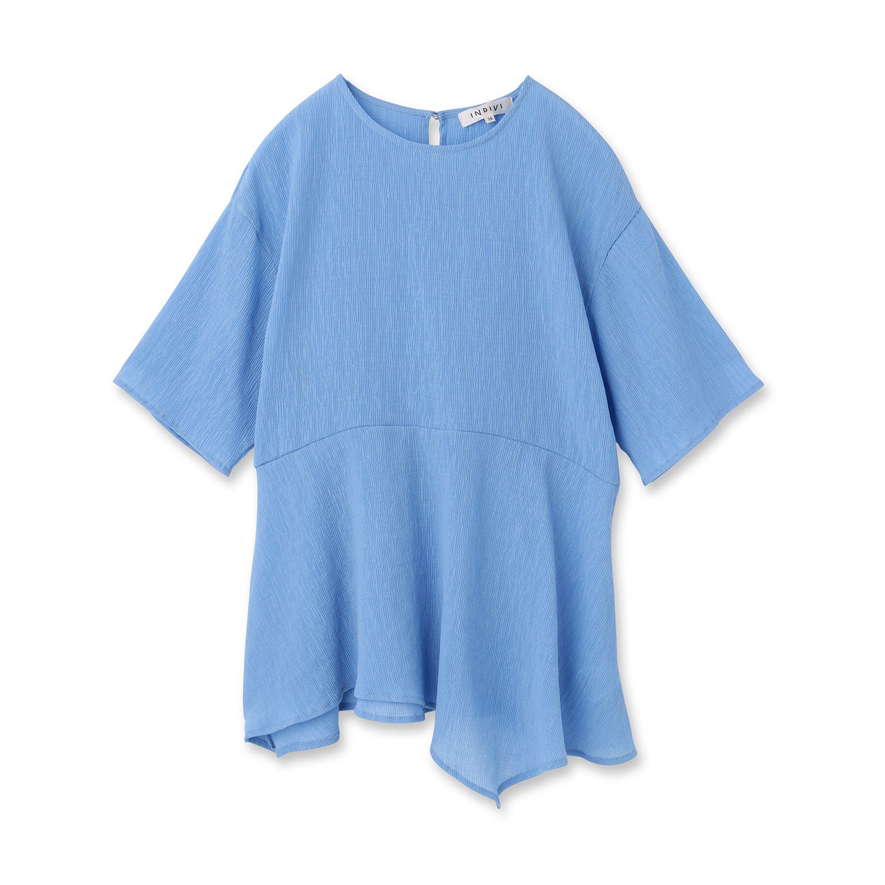 INDIVI「【洗える】ペプラムトップス」|Tシャツ・カットソー|