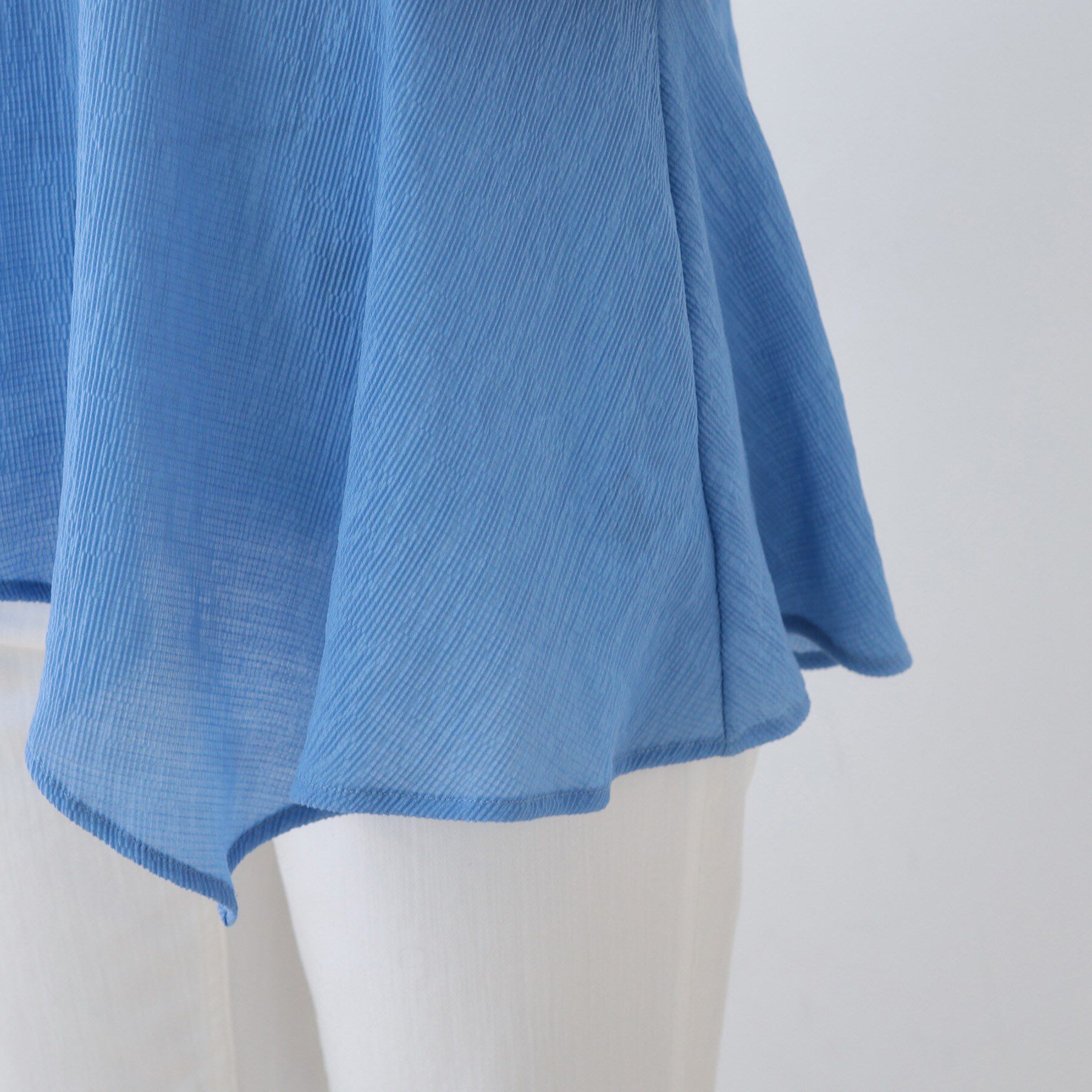 INDIVI「【洗える】ペプラムトップス」|Tシャツ・カットソー|