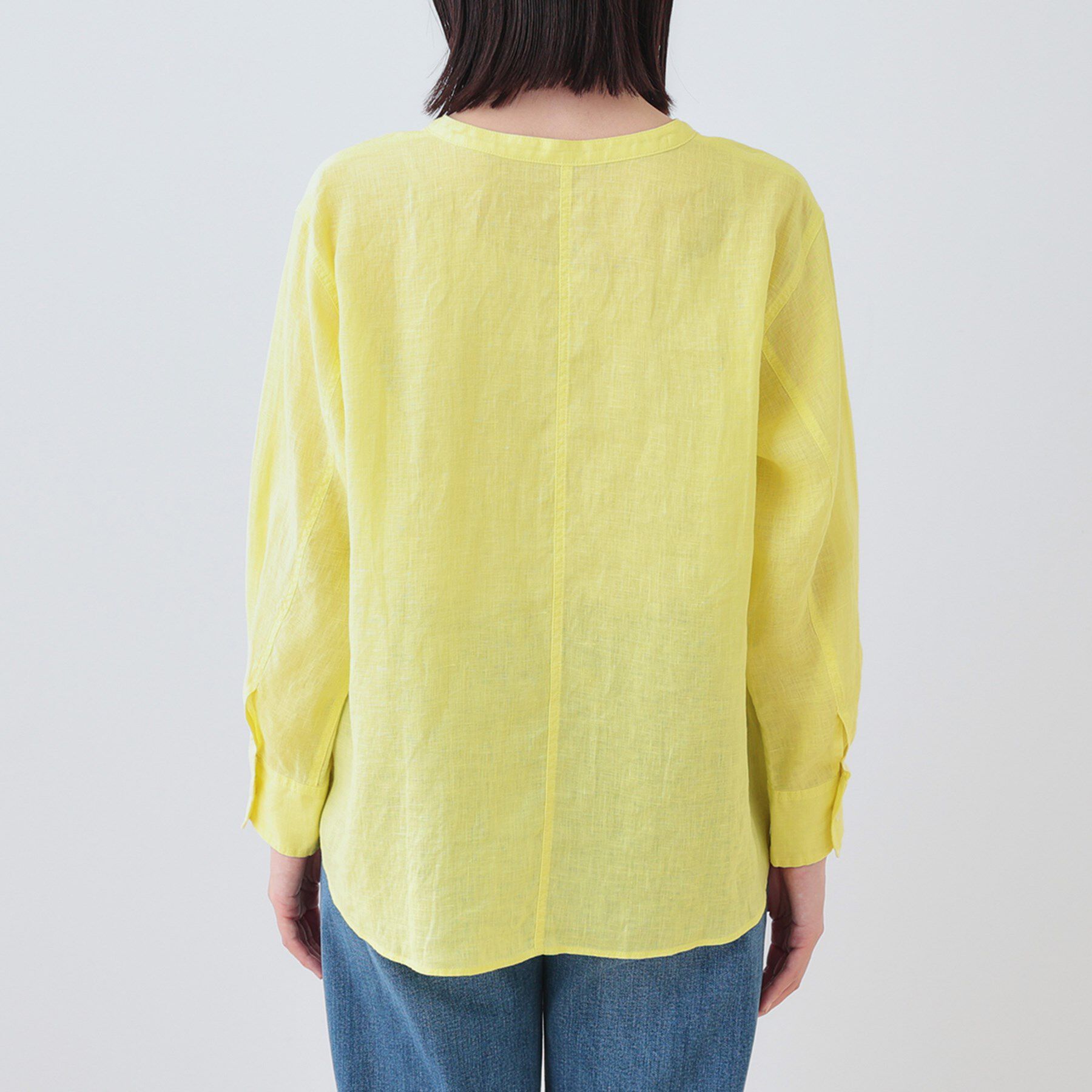 INDIVI「【洗える】フレンチリネンシャツ」|シャツ・ブラウス|