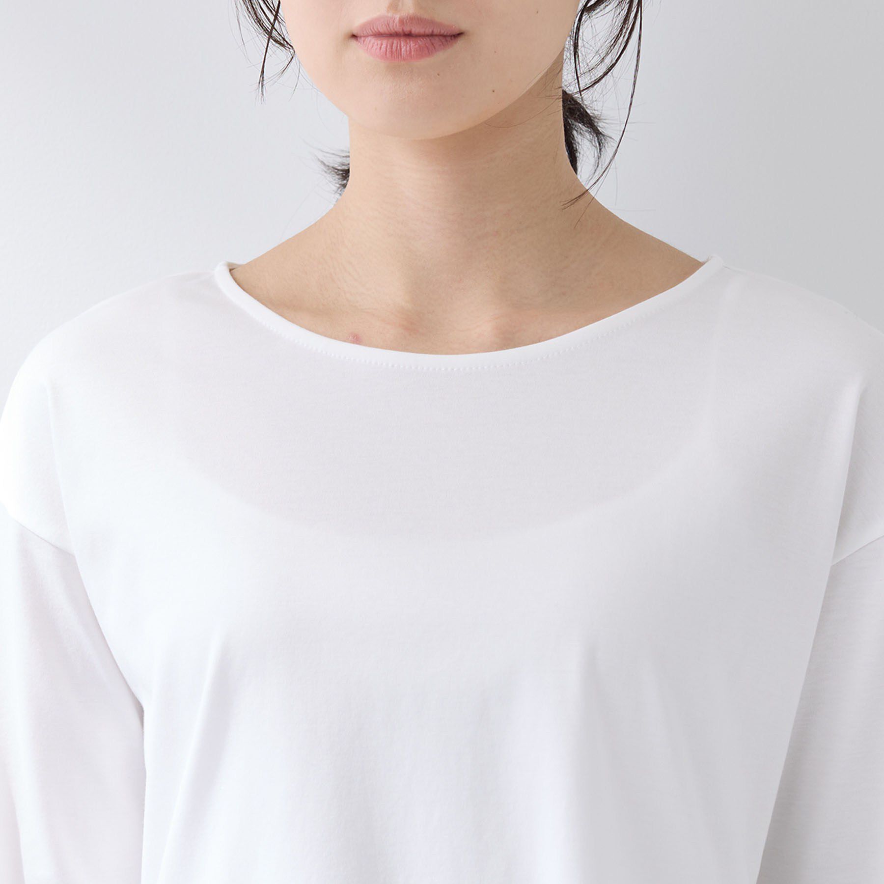 INDIVI「【レイヤードにおすすめ】切り替えデザイントップス」|Tシャツ・カットソー|