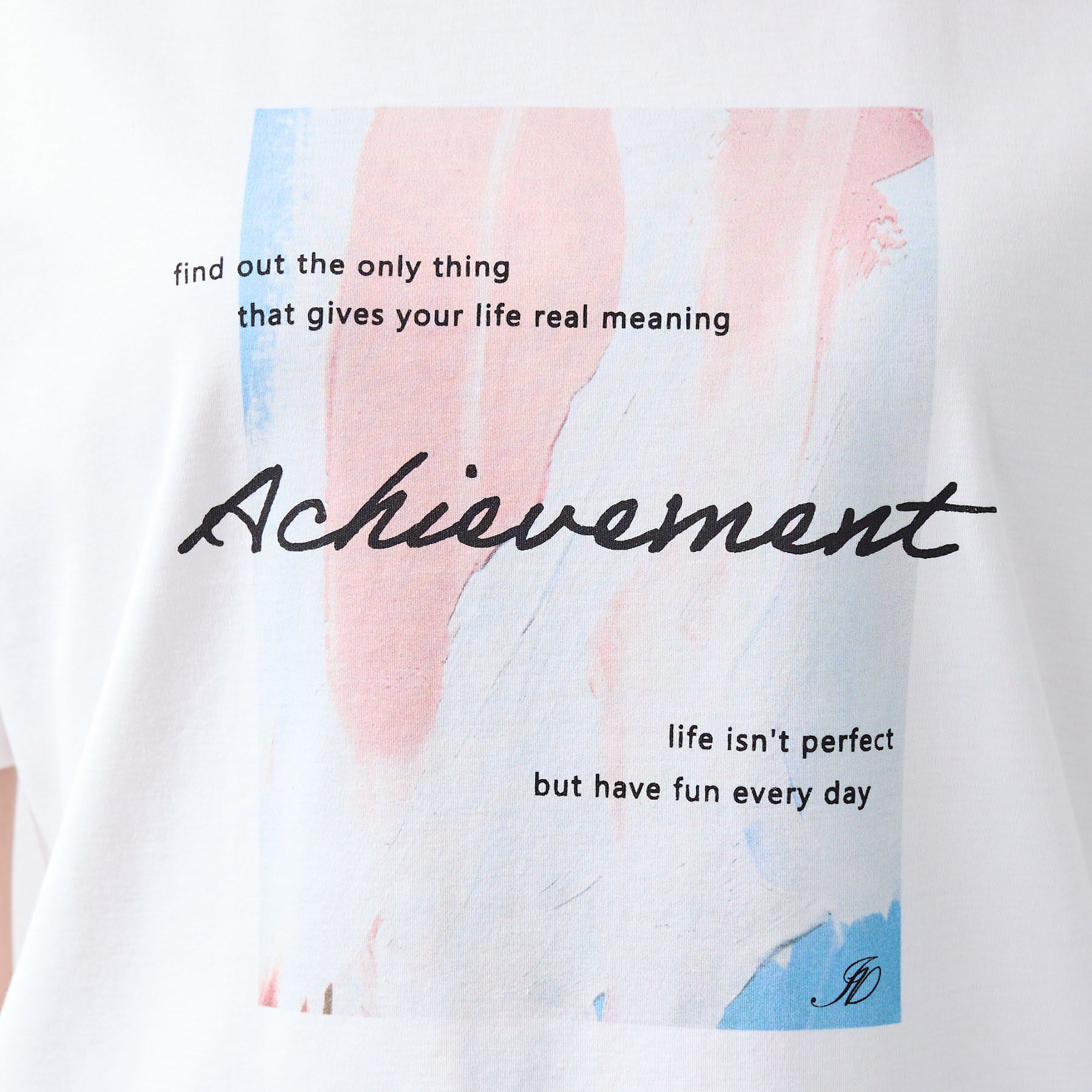 INDIVI「【UVケア／選べるグラフィック】スムースジャージTシャツ」|Tシャツ・カットソー|