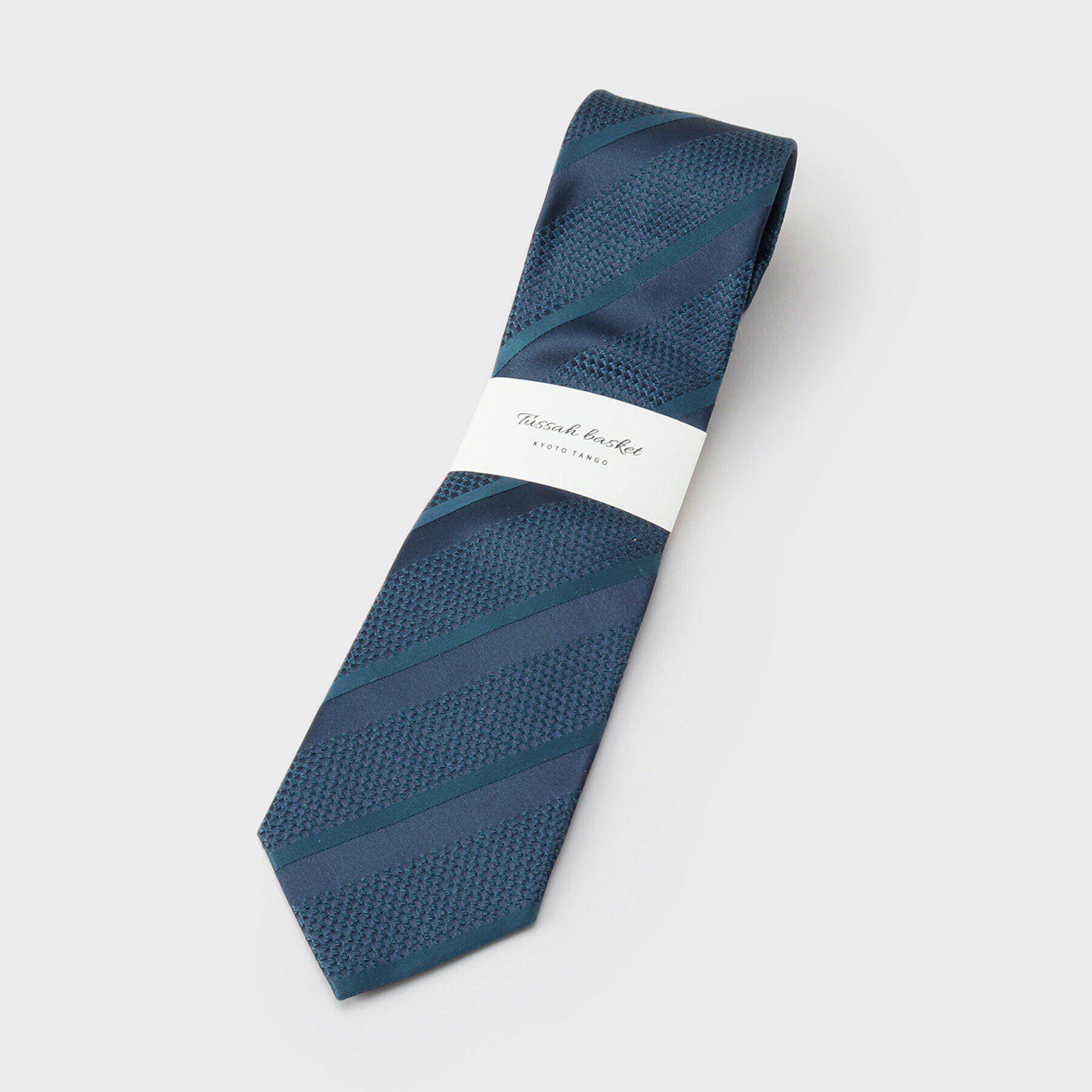 TAKEO KIKUCHI「【Made in JAPAN】タッサーバスケット シルクネクタイ」|ネクタイ・蝶ネクタイ|グリーン(322)