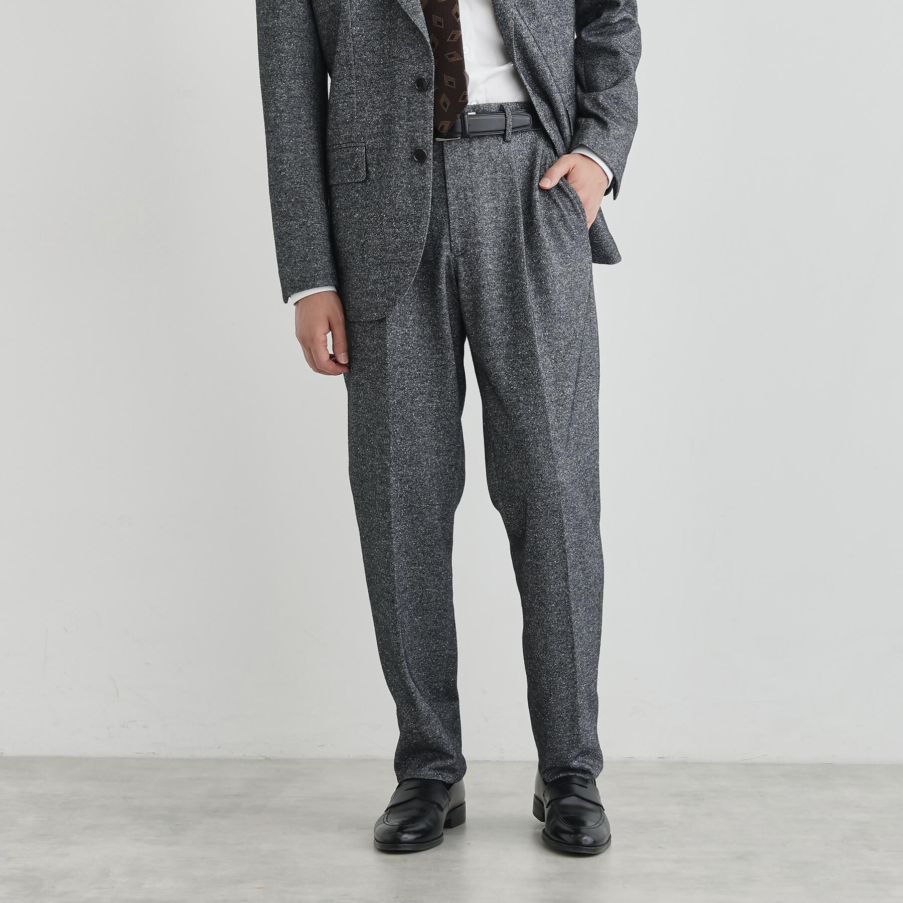 TAKEO KIKUCHI「尾州織 シルクネップジャージ パンツ」|その他|