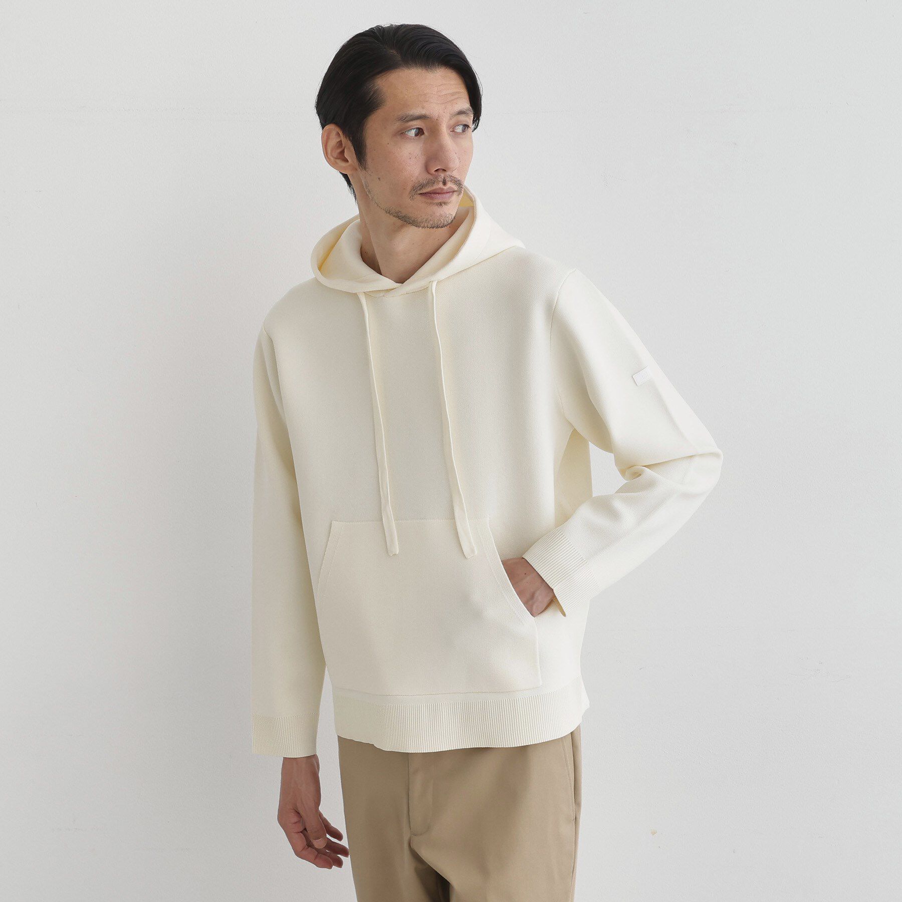 TAKEO KIKUCHI「スポンディッシュ プルオーバー ニットパーカ」|ニット・セーター|