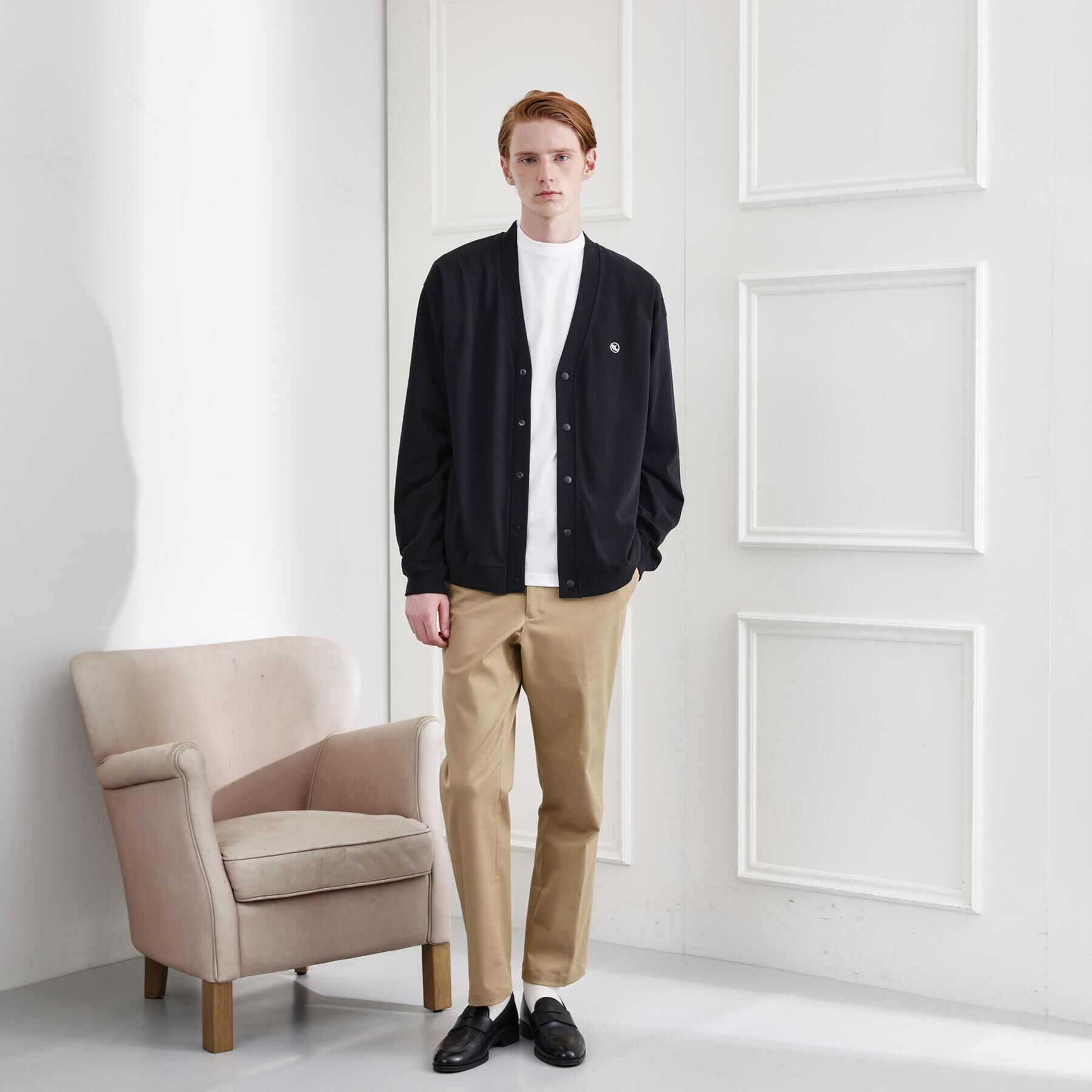 TAKEO KIKUCHI「【LIMITED】ワンポイント刺繍スウェットカーディガン」|カーディガン|