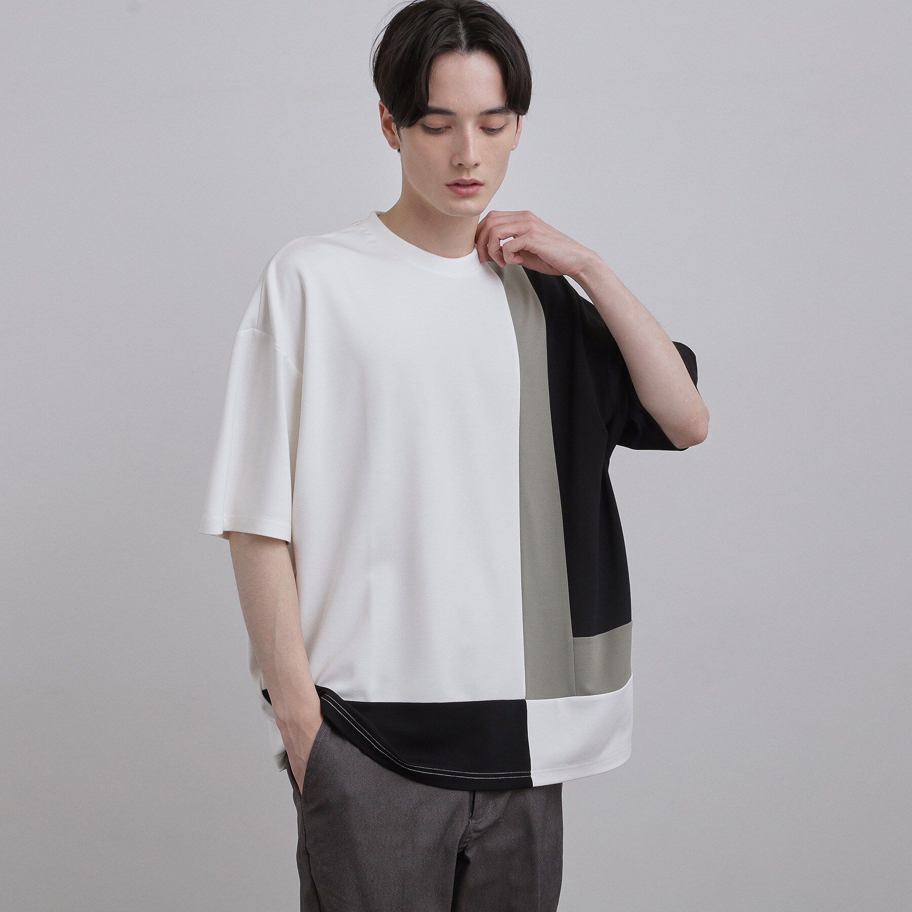 tk.TAKEO KIKUCHI「【選べる6色】アソートカットソー」|Tシャツ・カットソー|ホワイト(501)