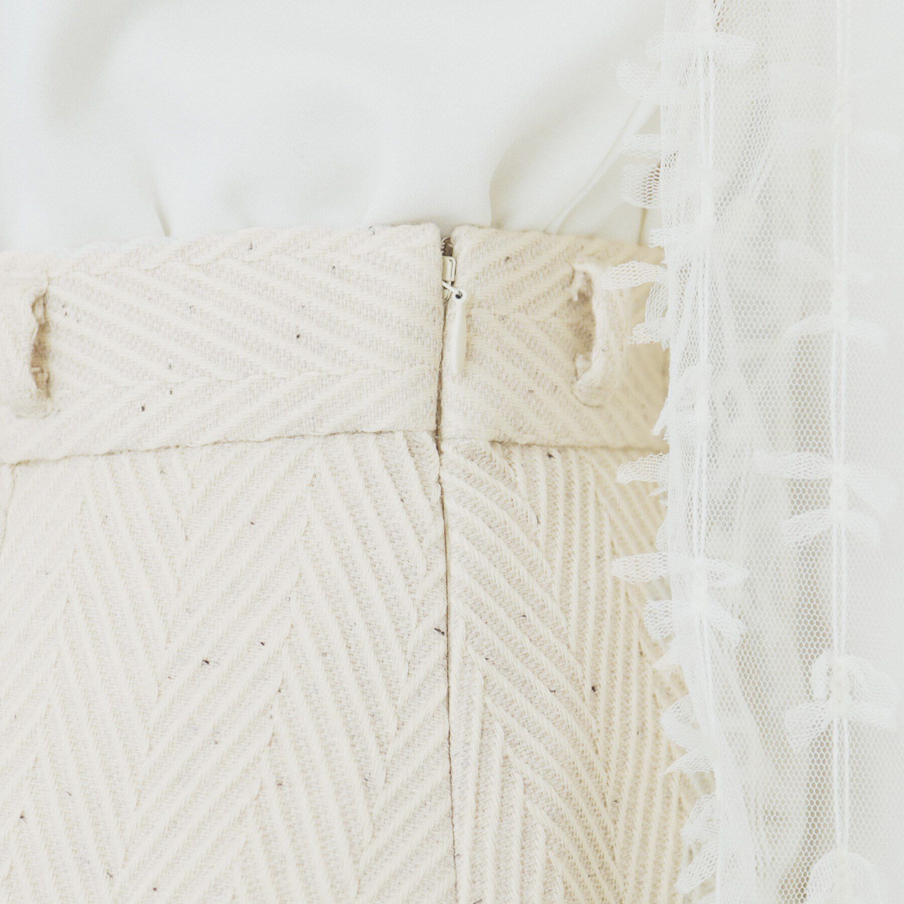 index「ツイードヘリンボーンフレアスカート【洗濯機洗い可/イージーアイロン】」|スカート|