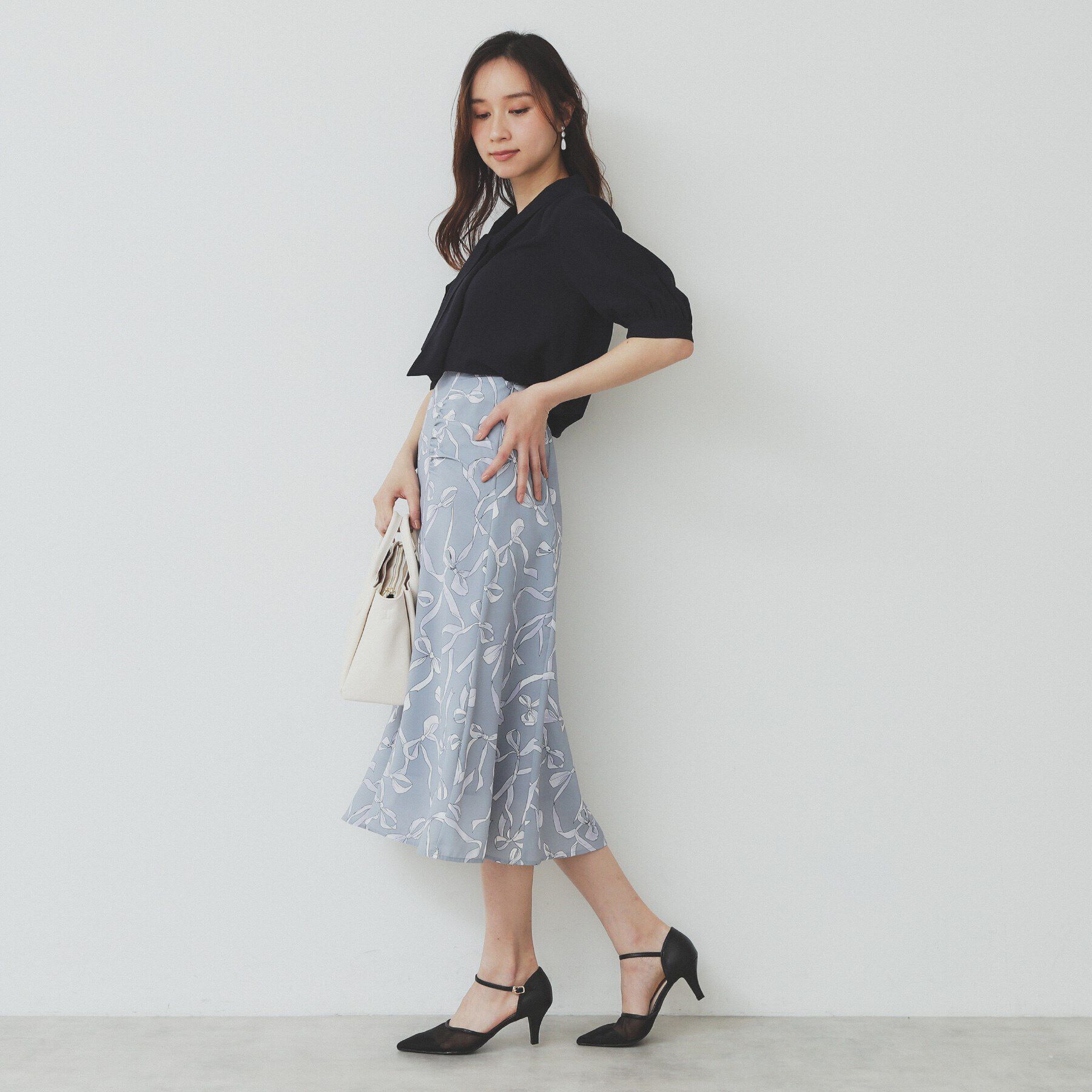 index「ラッフルボウタイブラウス【洗濯機洗い可/イージーアイロン】」|シャツ・ブラウス|