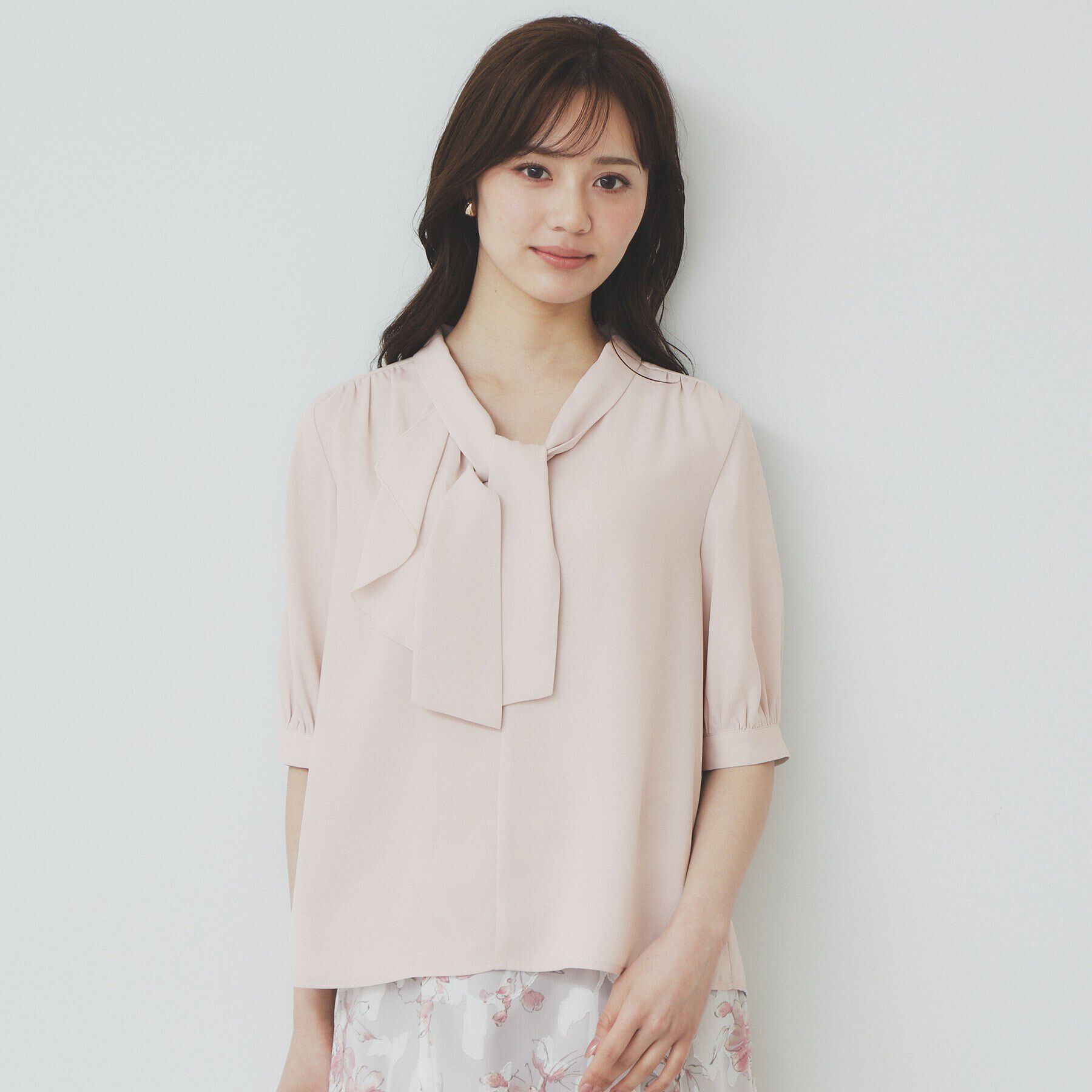 index「ラッフルボウタイブラウス【洗濯機洗い可/イージーアイロン】」|シャツ・ブラウス|