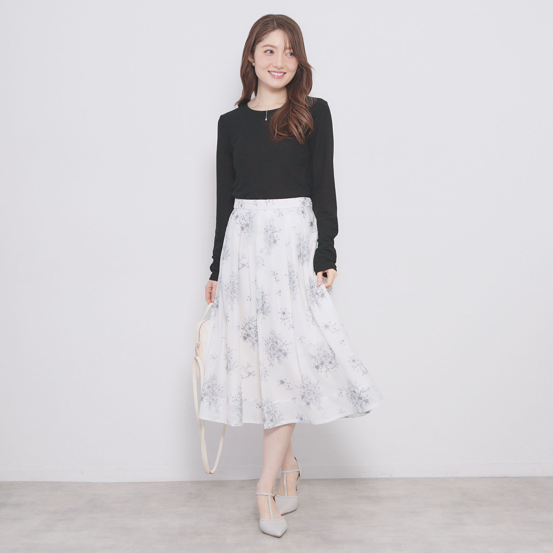 index「ラメシアーリブトップス【洗濯機OK/接触冷感】」|Tシャツ・カットソー|