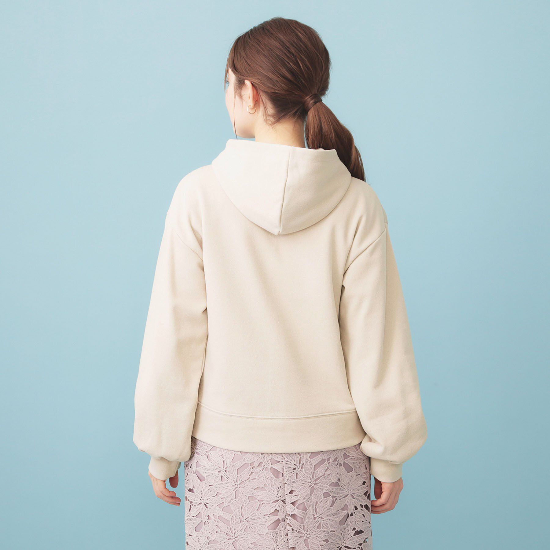 index「ラメ裏毛コンパクトジップパーカー【洗濯機OK】」|パーカー|