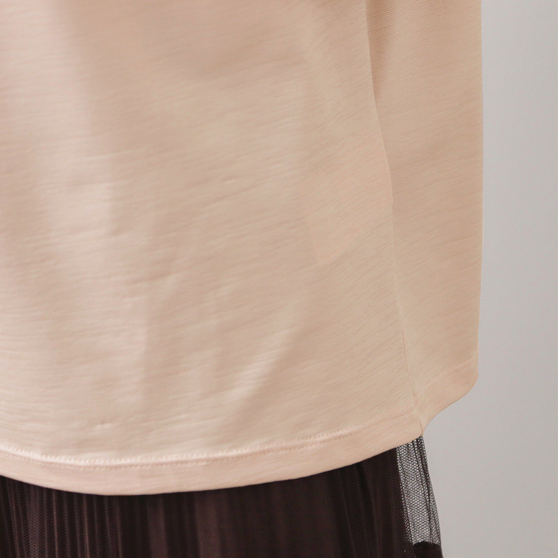 index「タックビジュー7分袖トップス【洗濯機可】」|Tシャツ・カットソー|