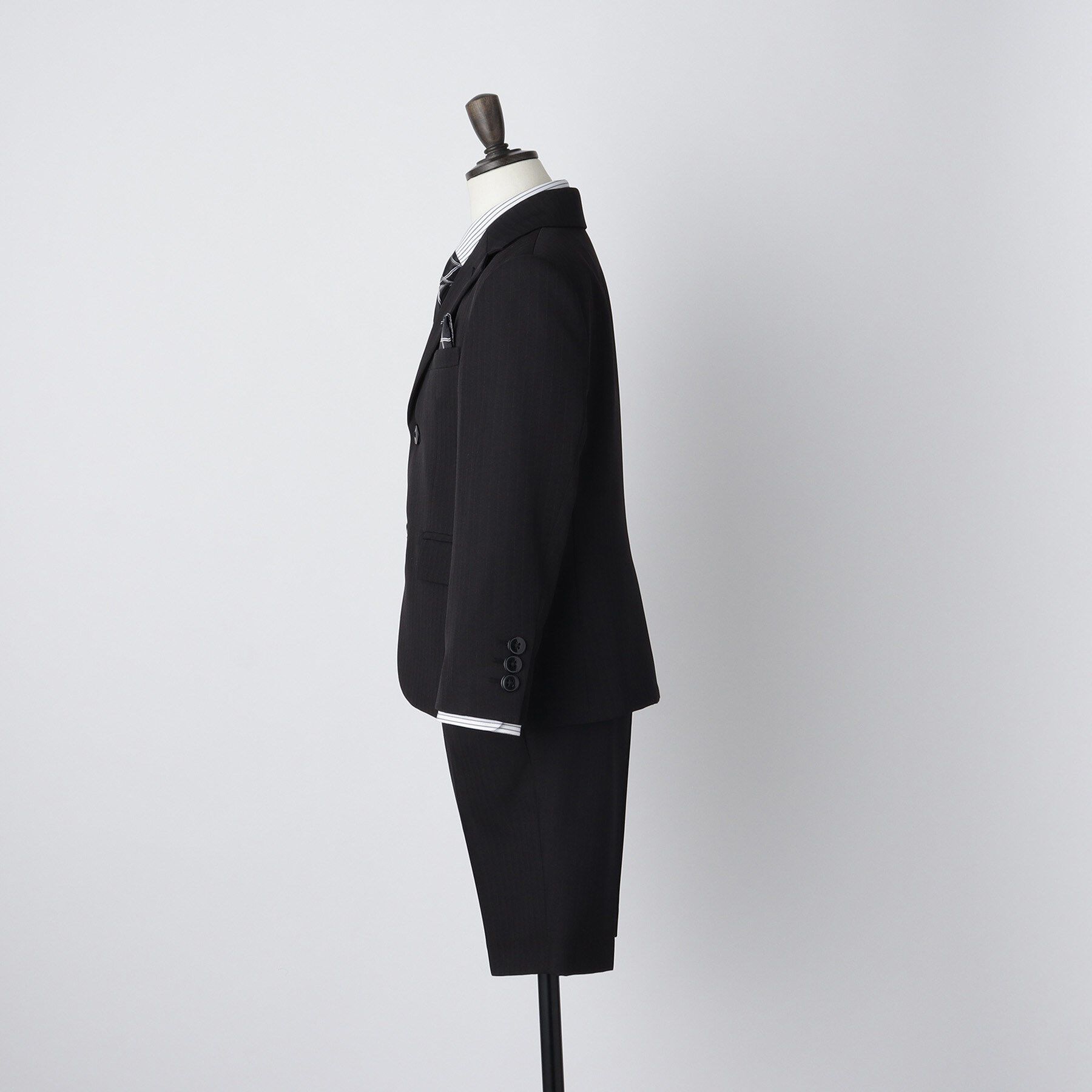 THE SHOP TK「【110-130/4点セット】ブラックセットアップ/入園・卒園・入学」|スーツ|