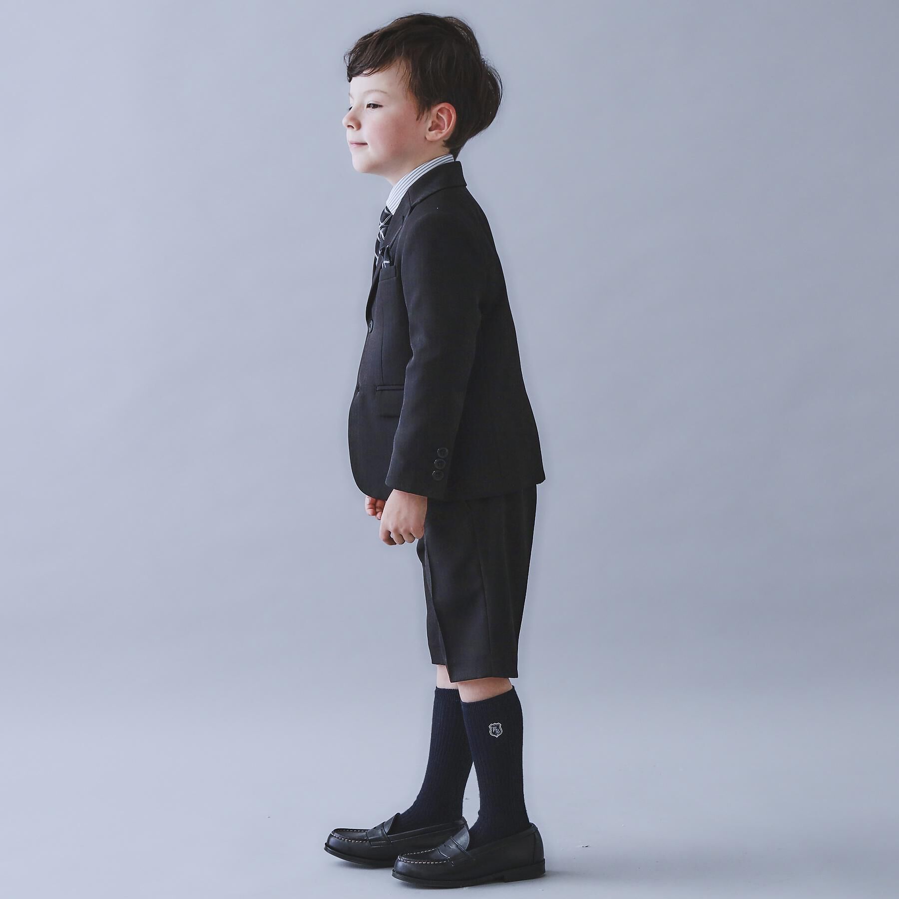 THE SHOP TK「【110-130/4点セット】ブラックセットアップ/入園・卒園・入学」|スーツ|