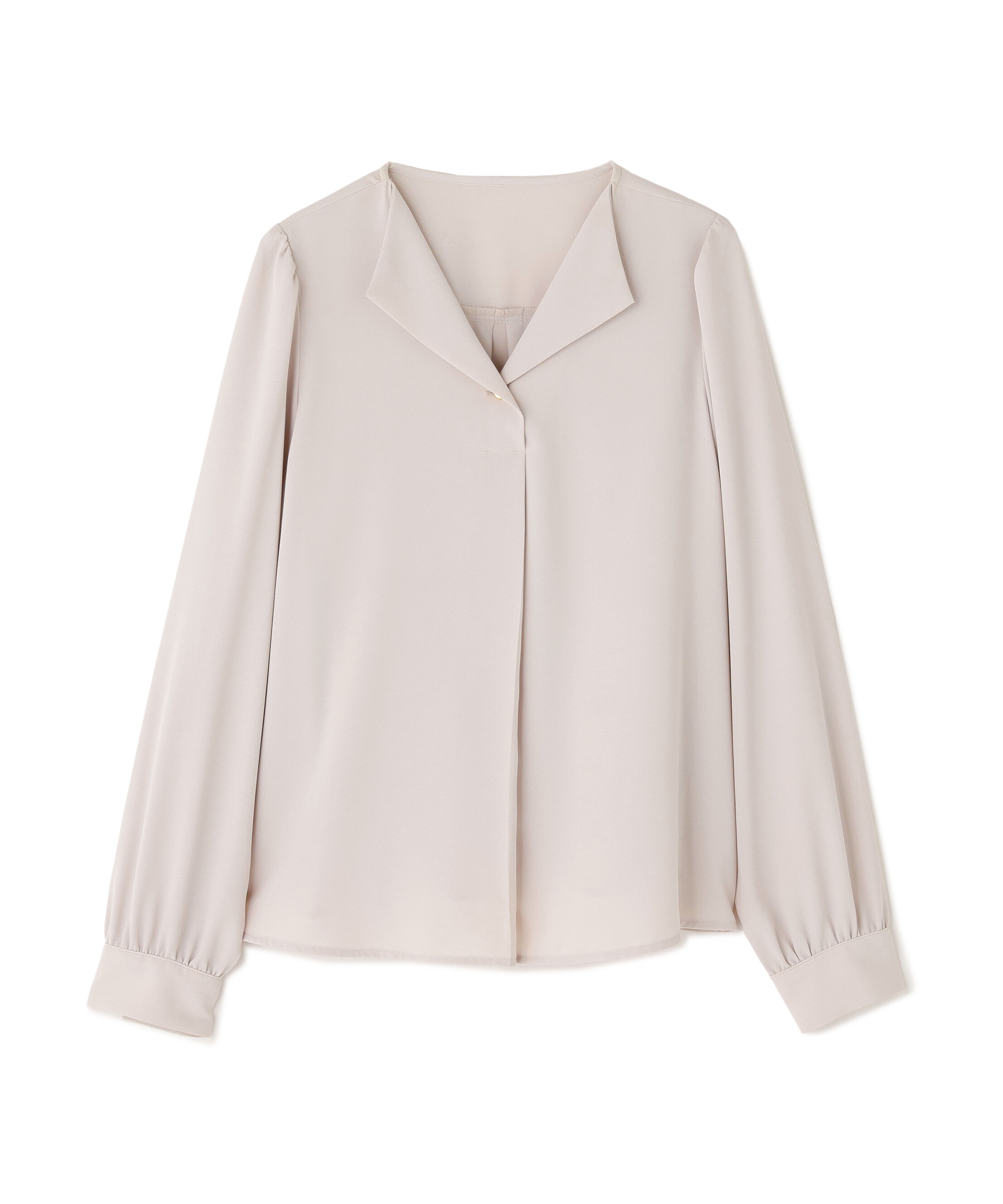  「スキッパーメタルポイントブラウス」|シャツ・ブラウス|