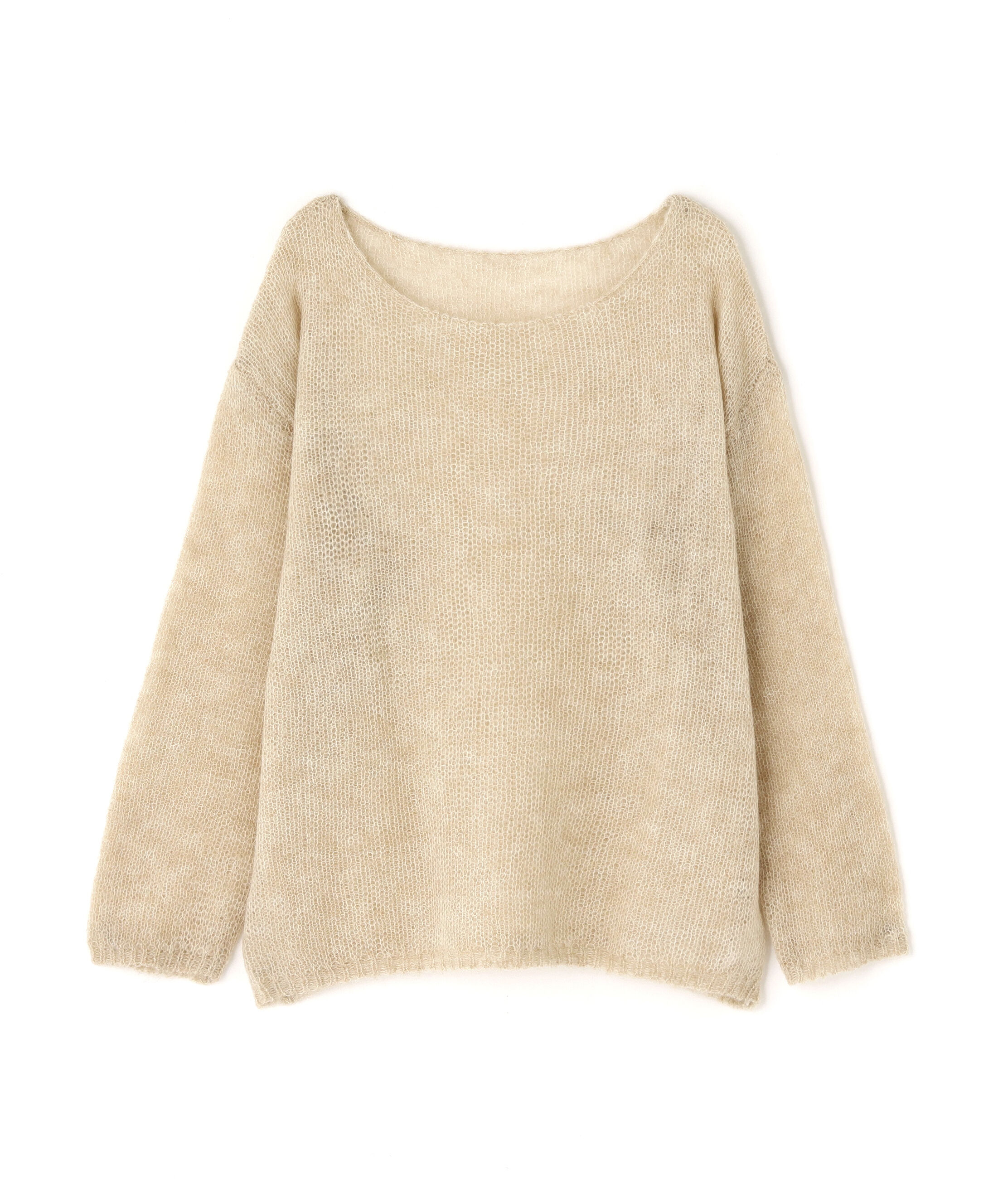  「モヘヤブレンドニット　　　　　　　」|ニット・セーター|