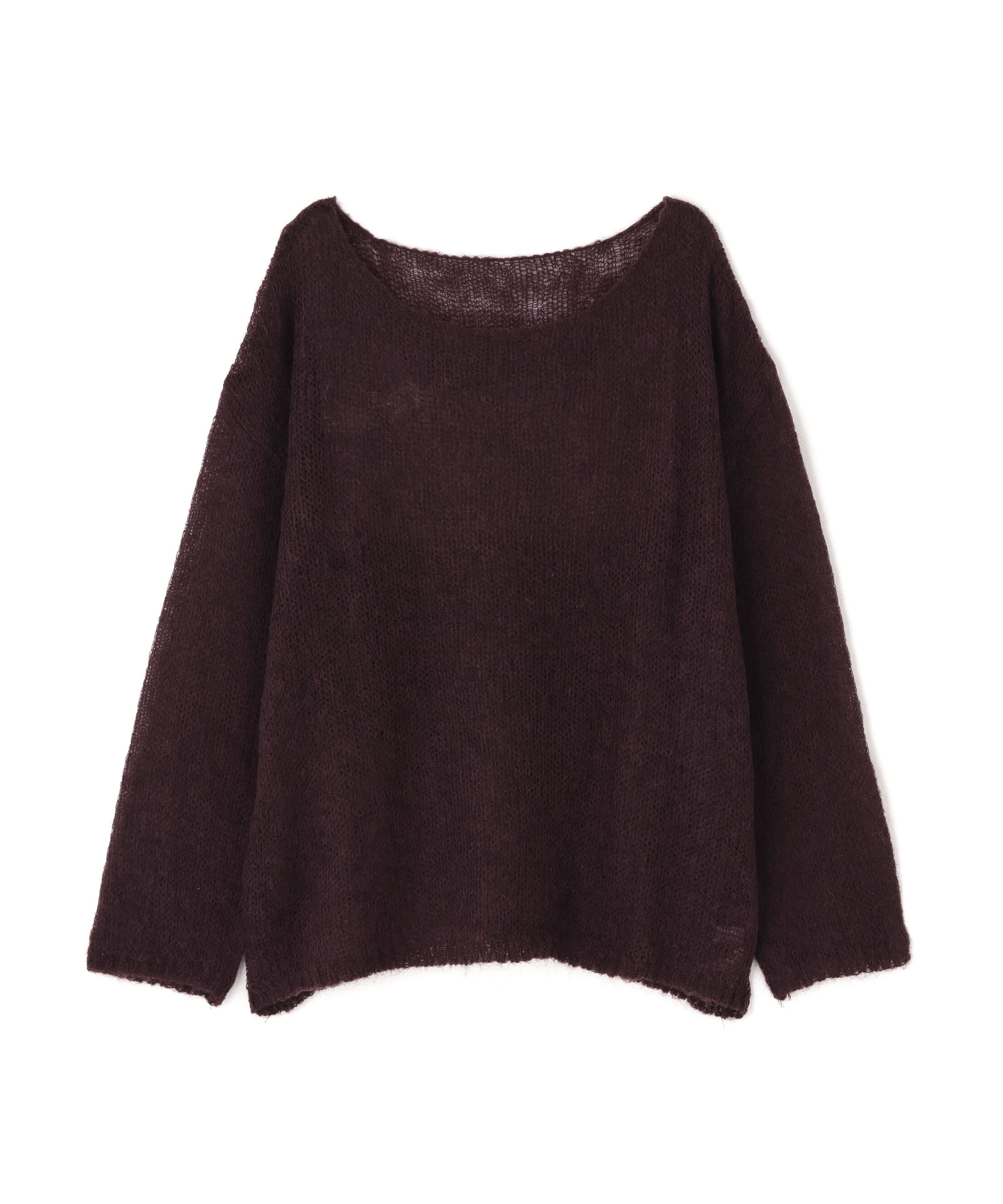  「モヘヤブレンドニット　　　　　　　」|ニット・セーター|