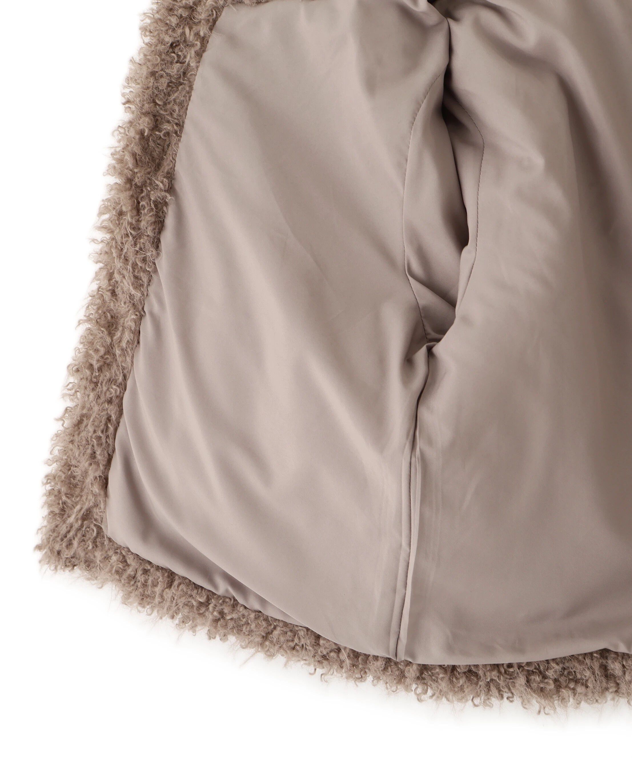  「カーリーフェイクファージャケット」|ブルゾン・スタジャン|