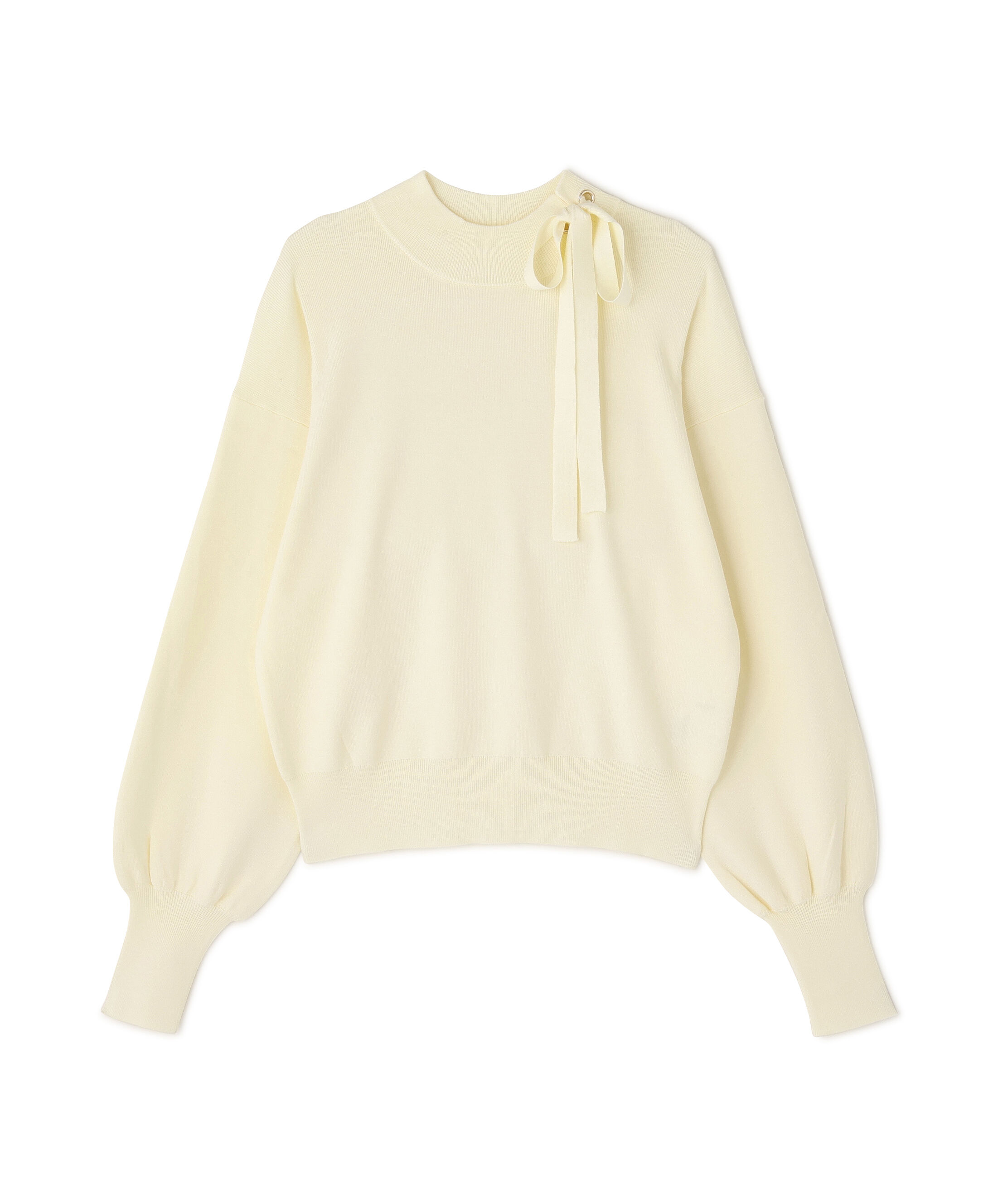  「サイドナローリボンニット」|ニット・セーター|