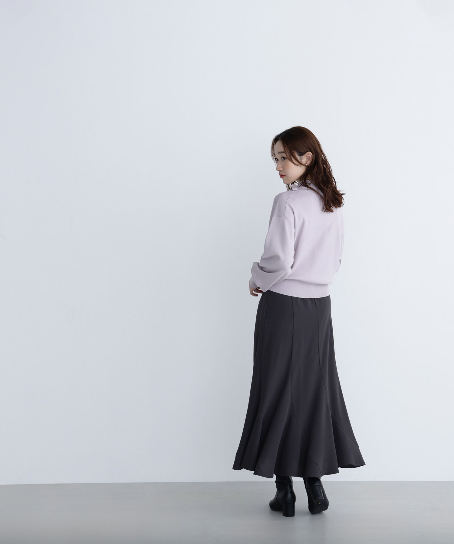  「サイドナローリボンニット」|ニット・セーター|