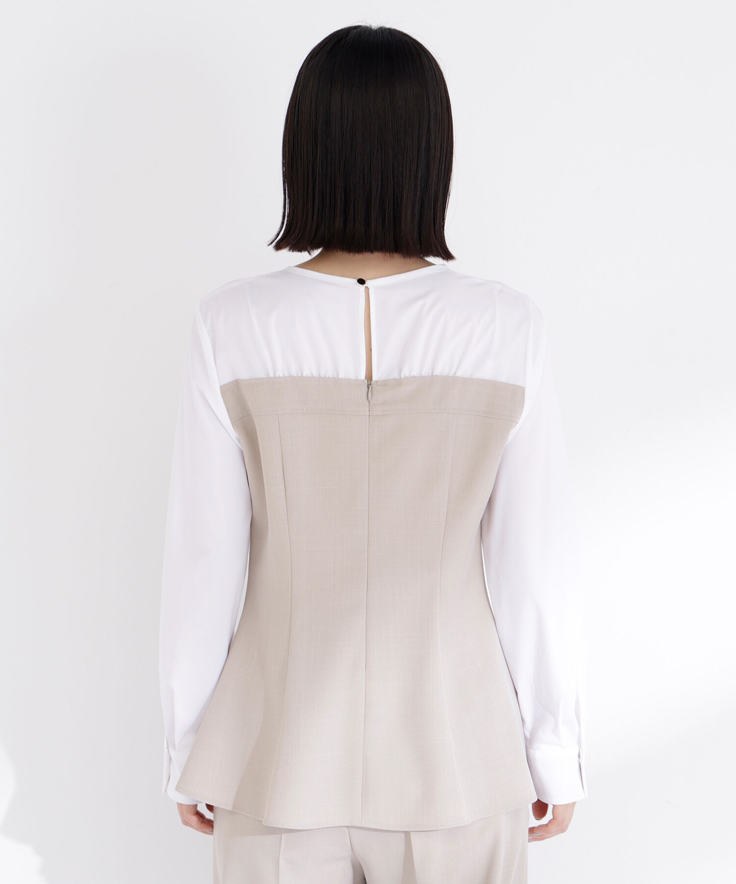  「ビスチェドッキングブラウス　ブラウス」|シャツ・ブラウス|