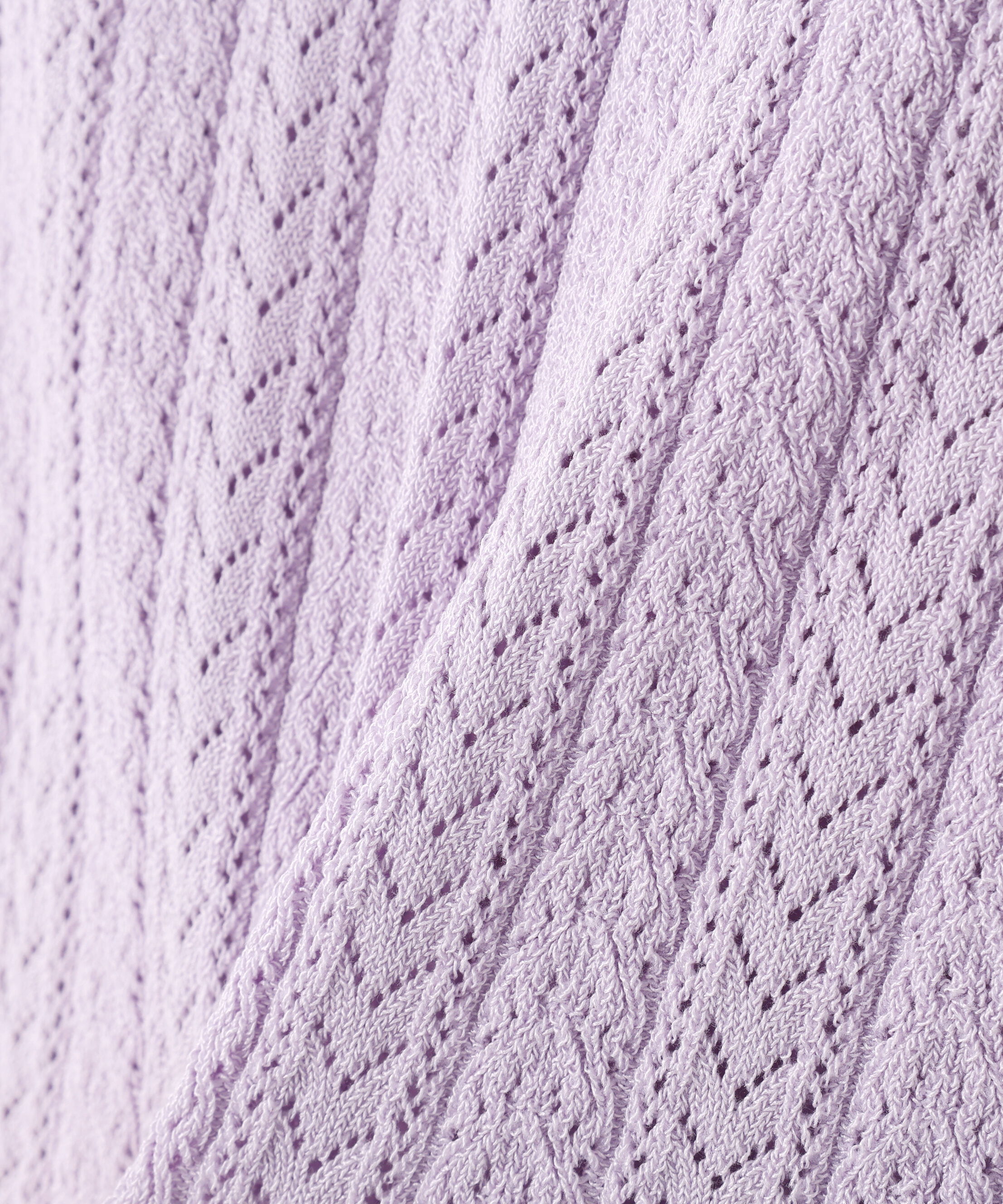  「柄編みスカラップニット」|ニット・セーター|