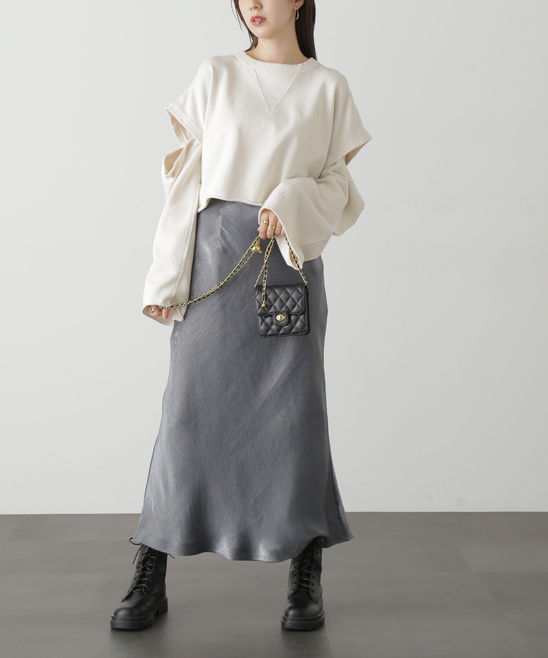  「シャイニーナロースカート」|スカート|