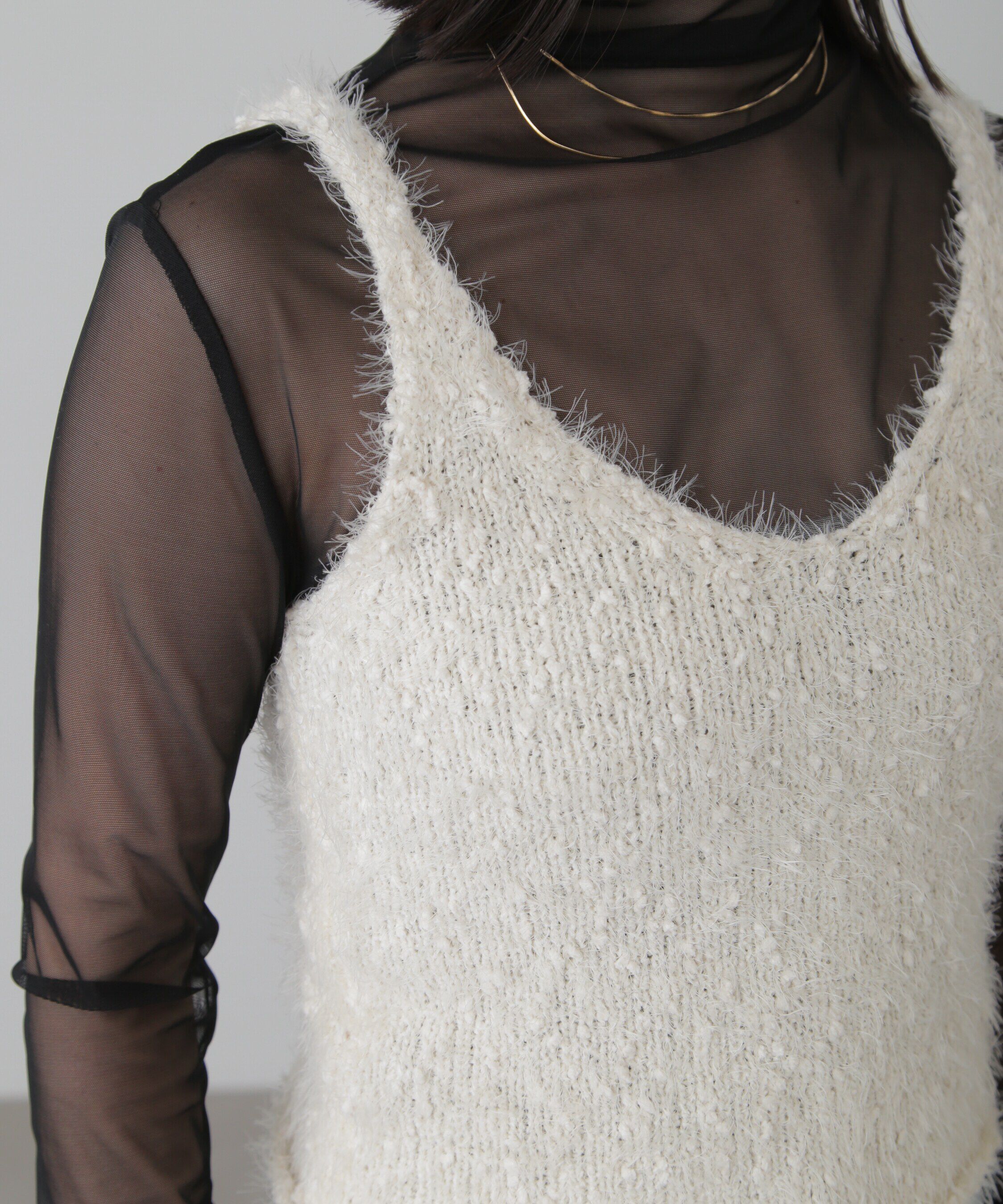  「フェザーニットタンクトップ」|ニット・セーター|