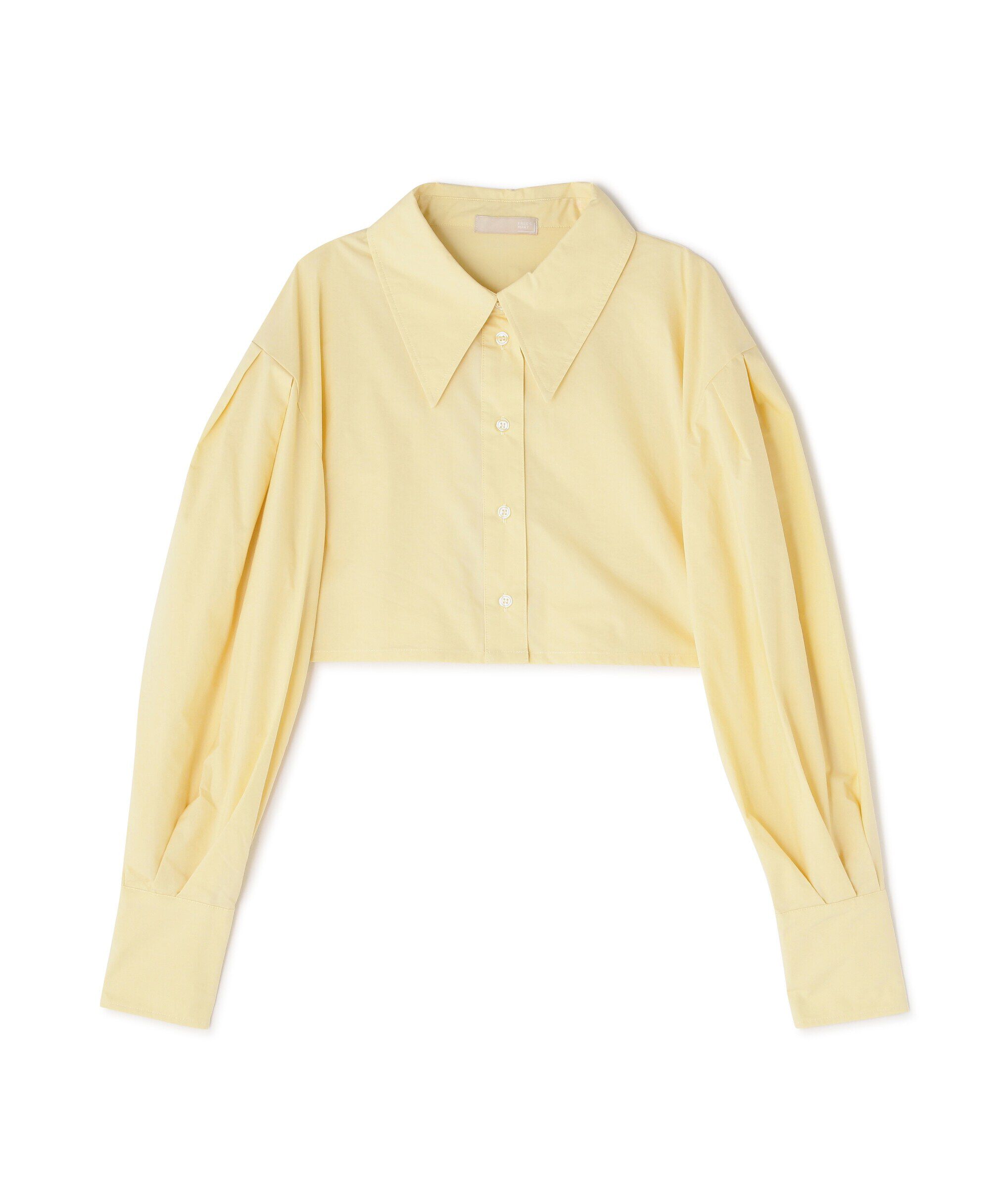  「ショート丈タックボリュームスリーブシャツ」|シャツ・ブラウス|