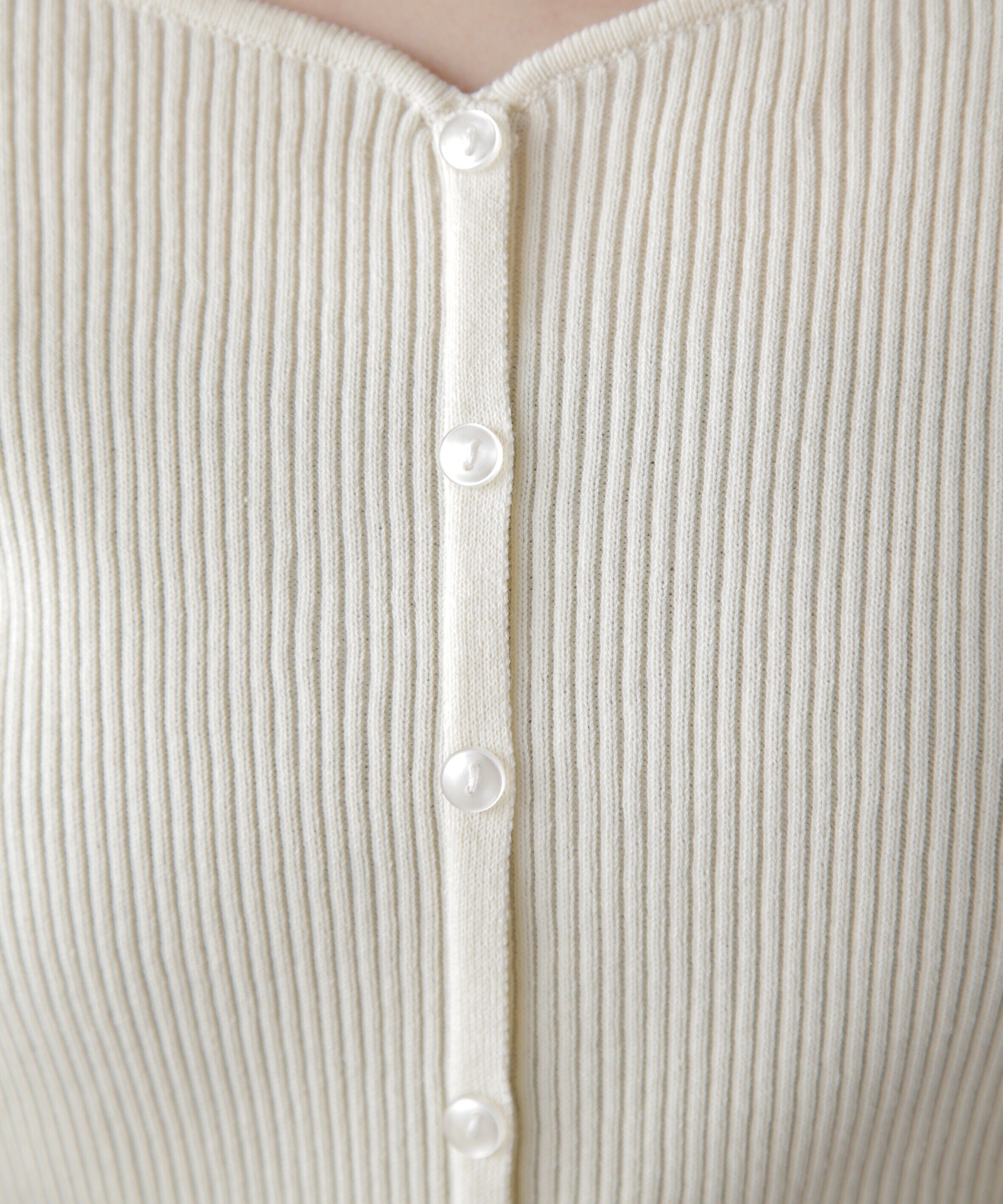  「前後2Wayメローフリル半袖ニット」|ニット・セーター|