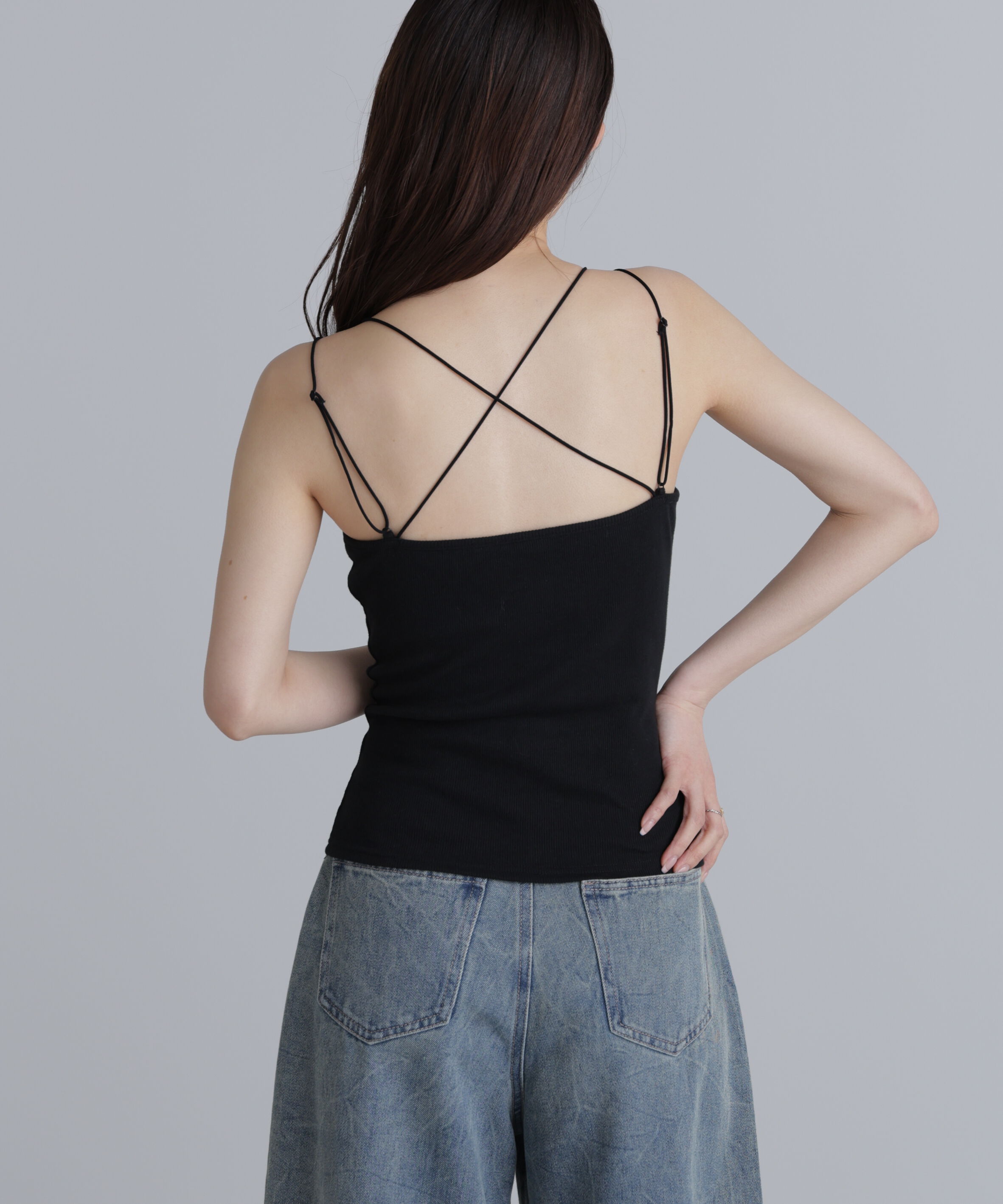  「カップ付きキャミソール」|Tシャツ・カットソー|