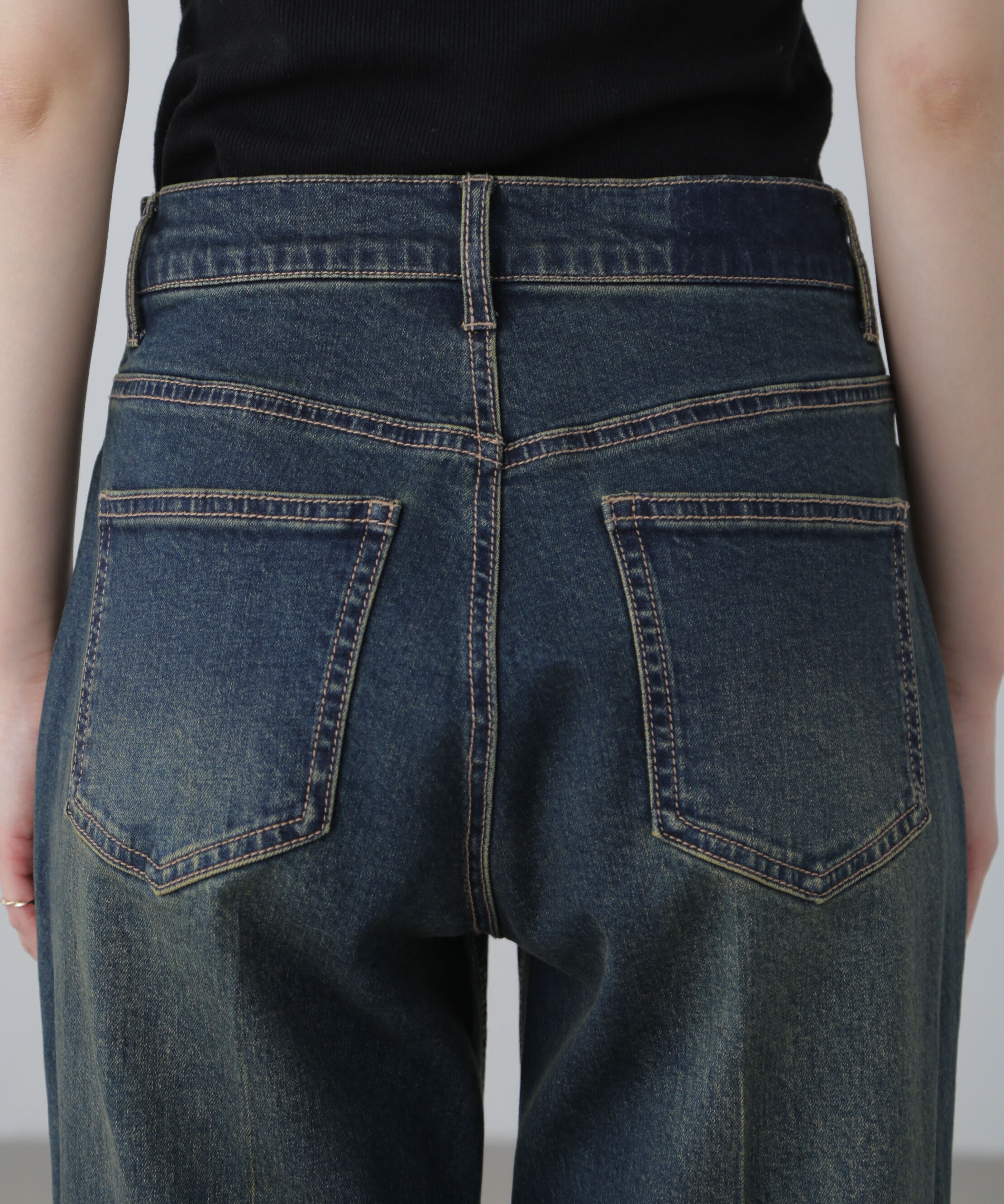  「センタープレスフレアデニムパンツ」|その他|